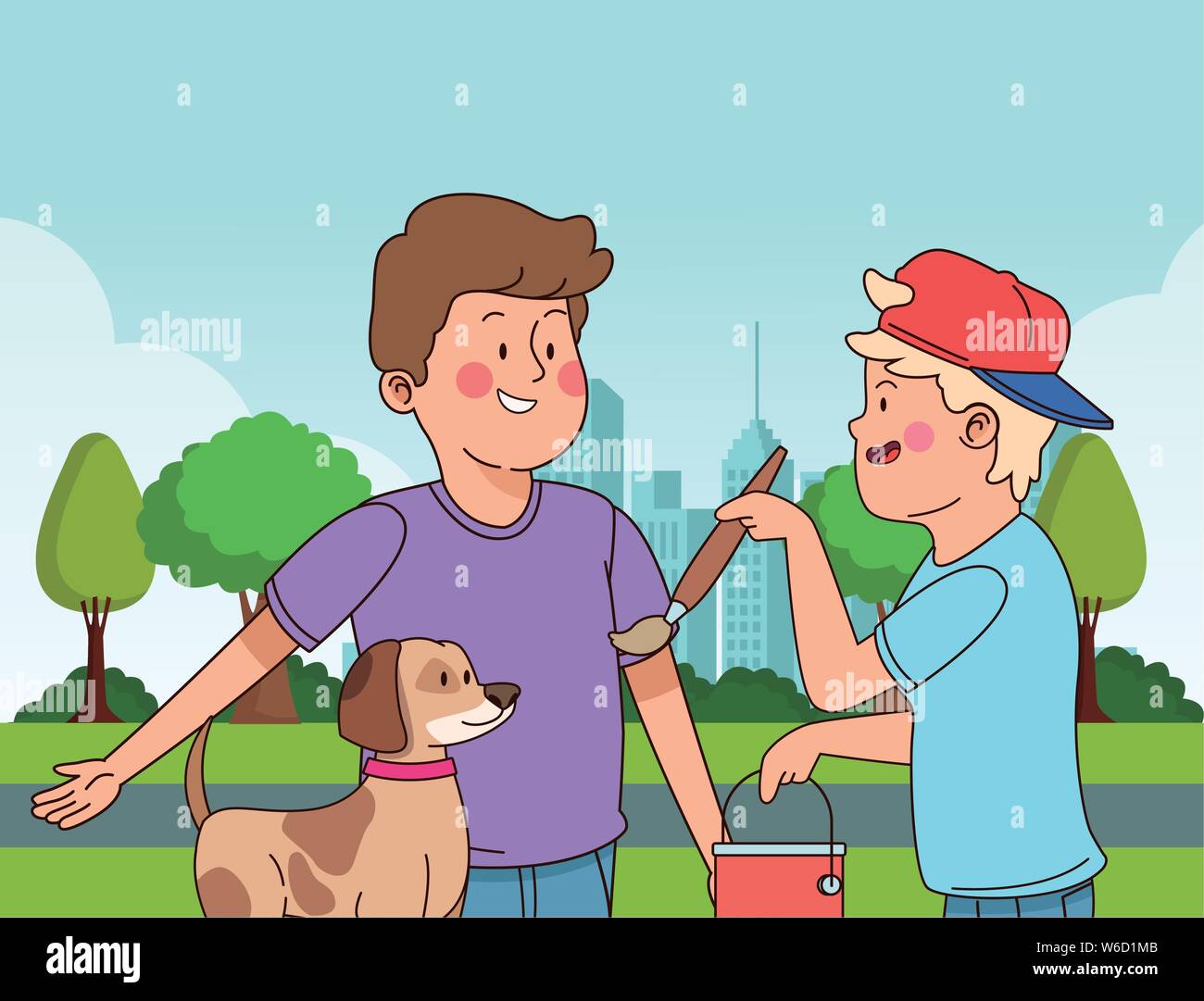 Teenagers friends smiling and having fun Stock Vector Image & Art - Alamy