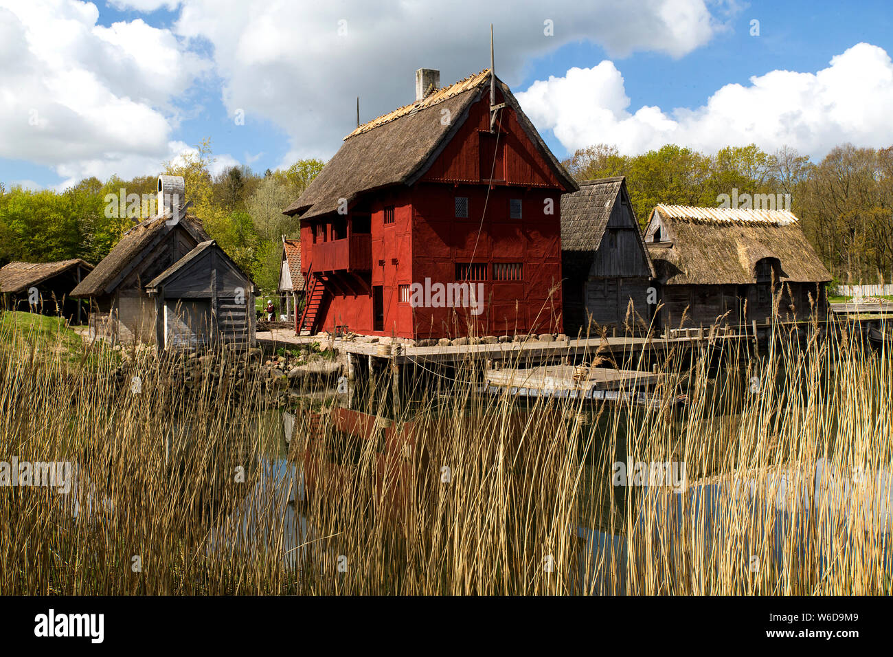A view of the little medieval village which is one of the attractions ...