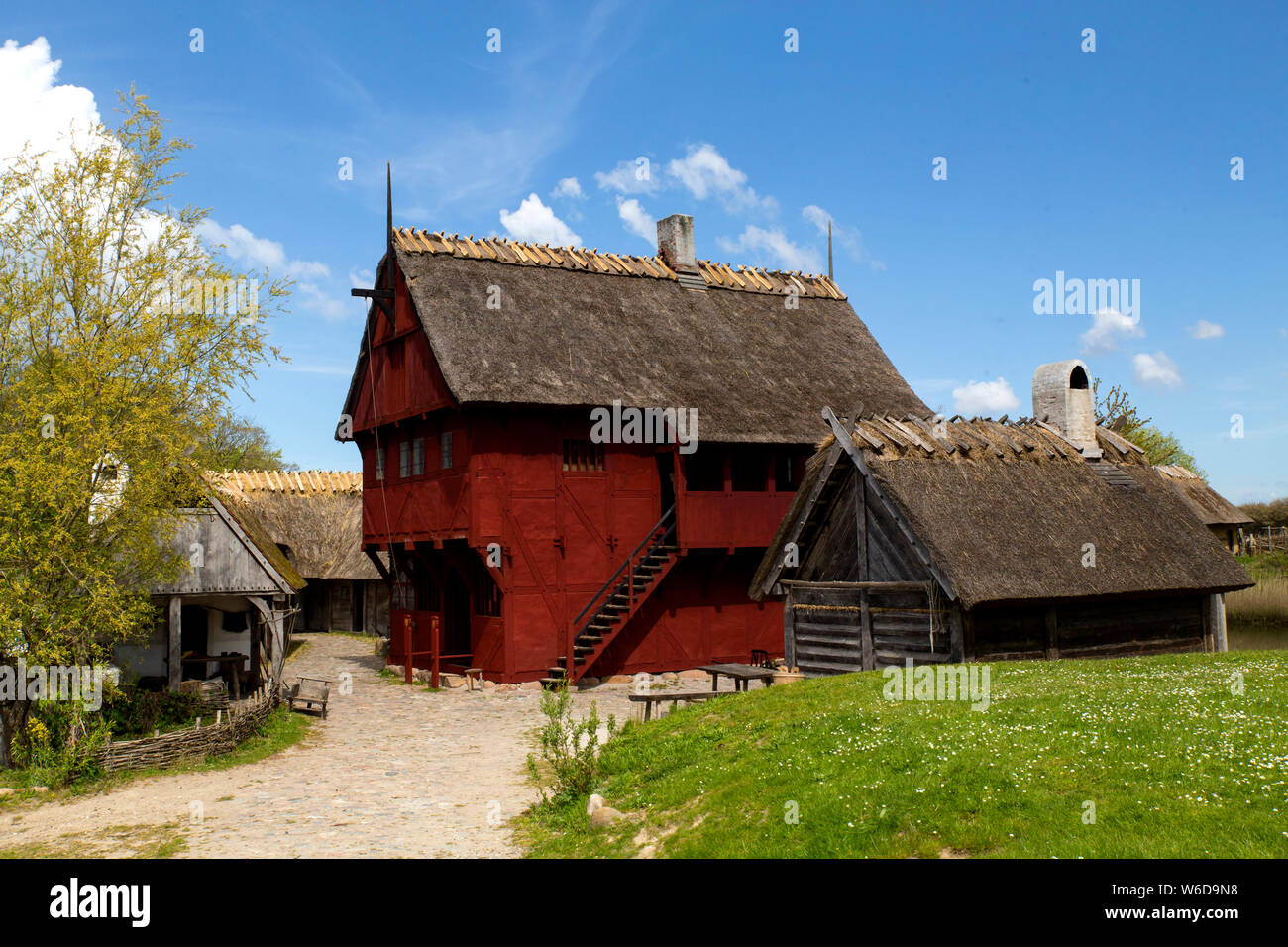 A view of the little medieval village which is one of the 