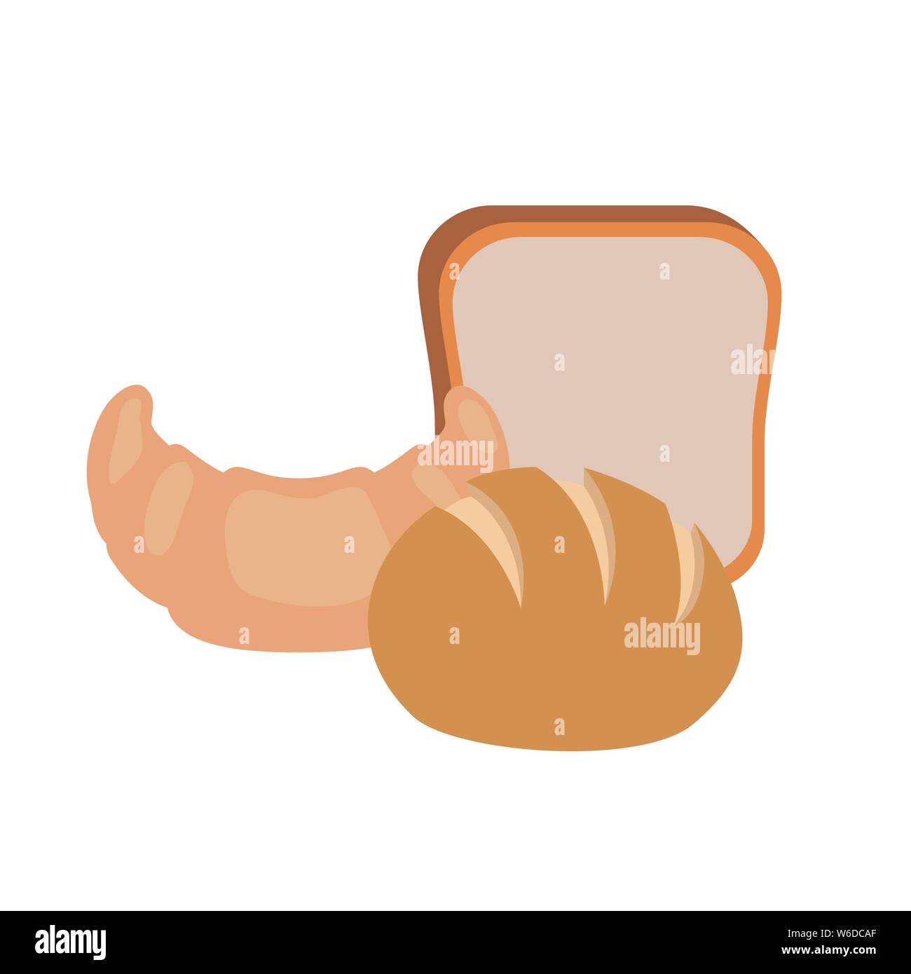 fresh and delicious bakery bread Stock Vector Image & Art - Alamy