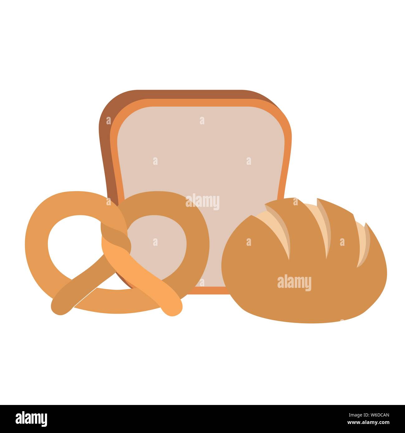 fresh and delicious bakery bread Stock Vector Image & Art - Alamy