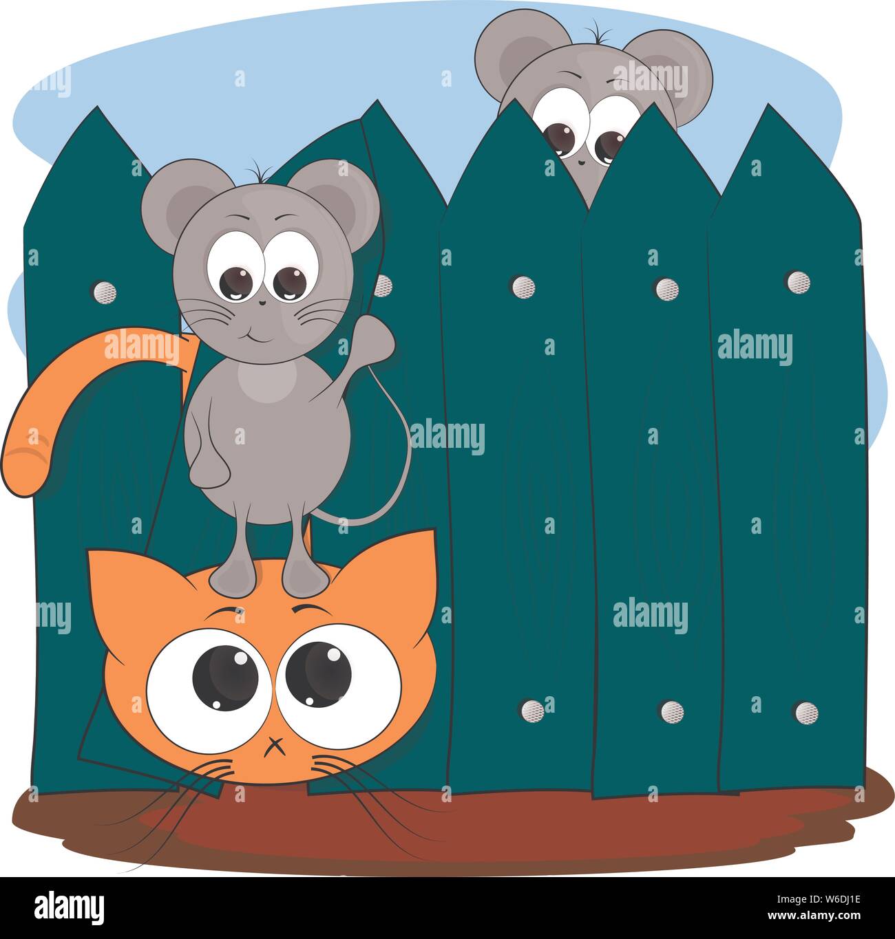 cat and mouse. cartoon vector illustration Stock Vector Image & Art Alamy