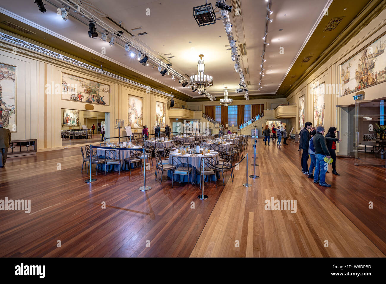 Melbourne, Australia - Myer Mural Hall Stock Photo - Alamy