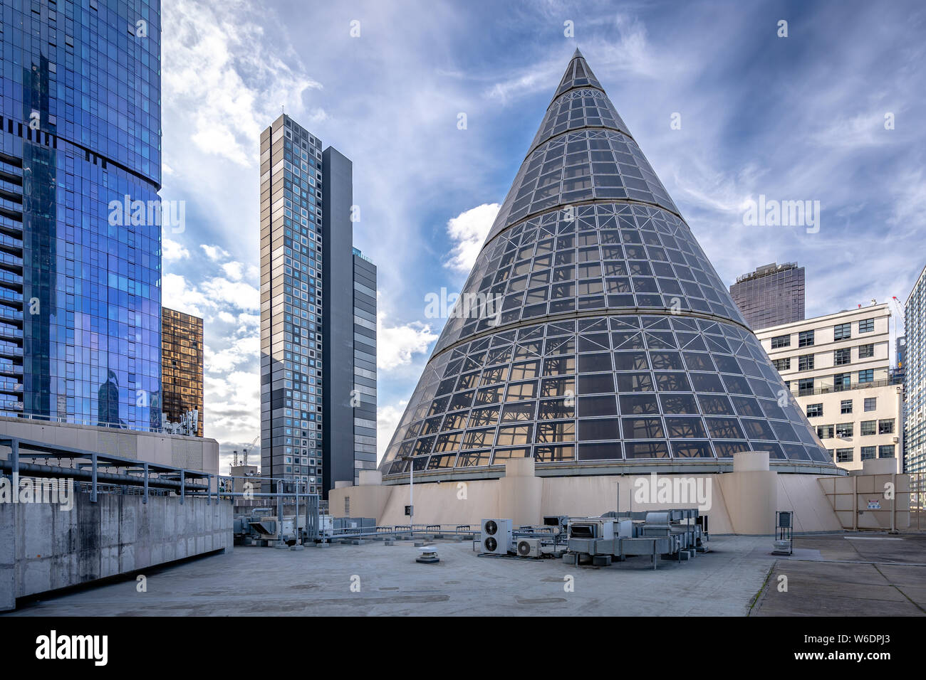 Melbourne, Australia Melbourne Central rooftop Stock Photo Alamy