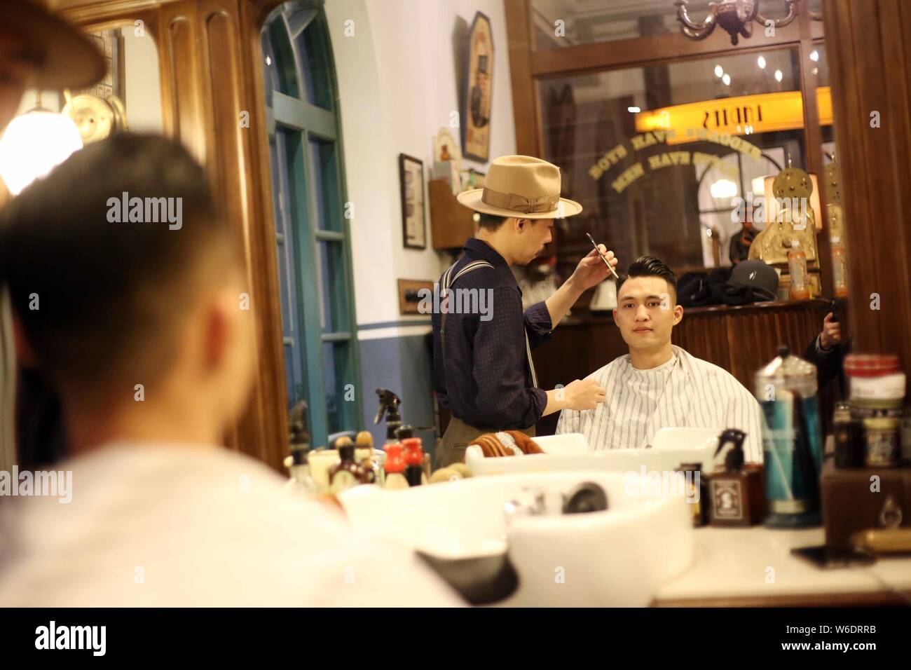 The Owner Of A Shanghai Based Barbershop Called Barbershop