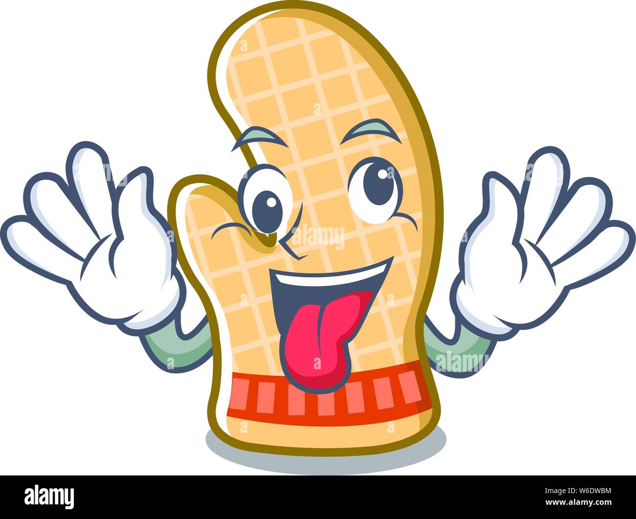Crazy oven gloves on a cartoon shelf Stock Vector Image & Art Alamy