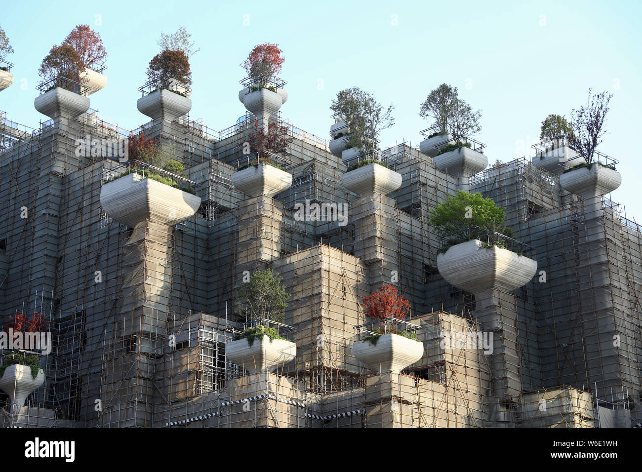 The amazing building featuring the shape of Hanging Gardens