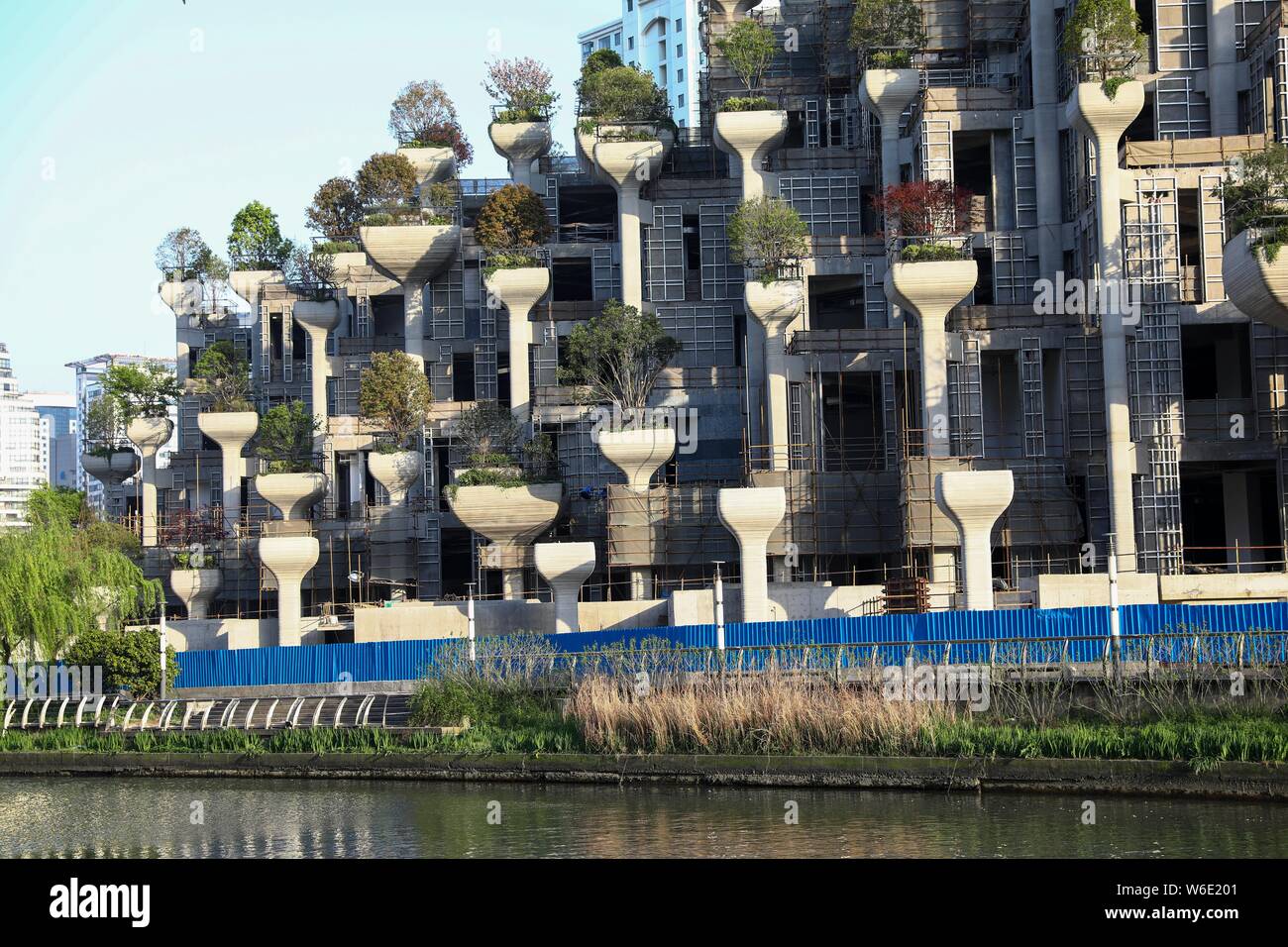 The Amazing Building Featuring The Shape Of Hanging Gardens Of