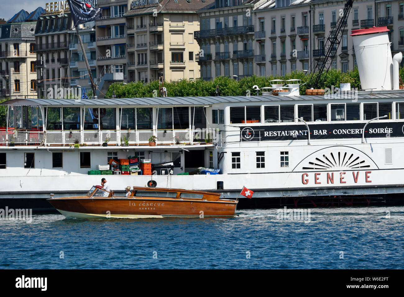 Riva is an Italian luxury runabout in board motorboat industry on Lake