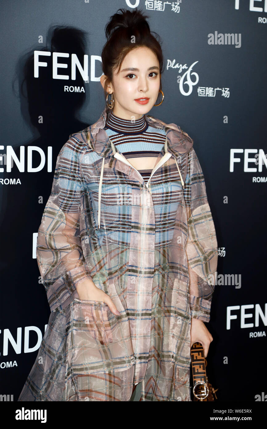 Chinese Uigur Actress Gulnezer Bextiyar Also Known As Gulnazar Or Guli Chinese Uigur Actress Gulnezer Bextiyar Also Known As Gulnazar Or Guli Nazha Gulinazha Poses At The Promotional Event For Fendi In Shanghai China W6E5RX 