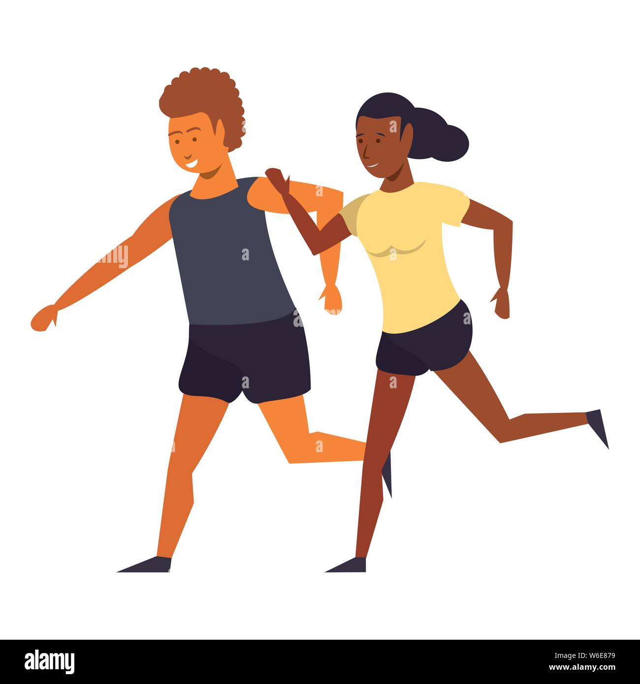 fitness sport exercise lifestyle cartoon Stock Vector Image & Art Alamy