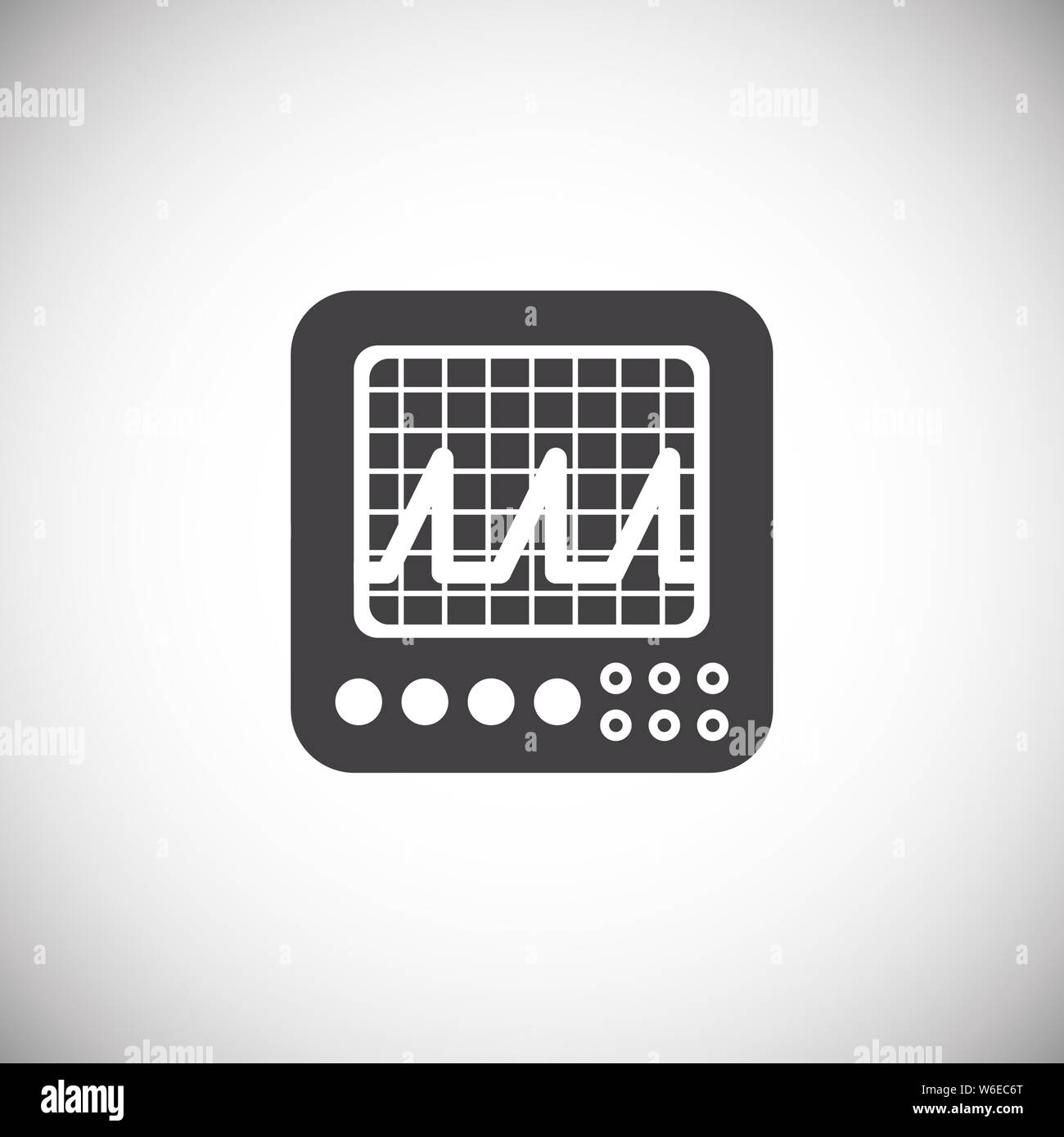 Measuring tool icon on background for graphic and web design. Simple ...