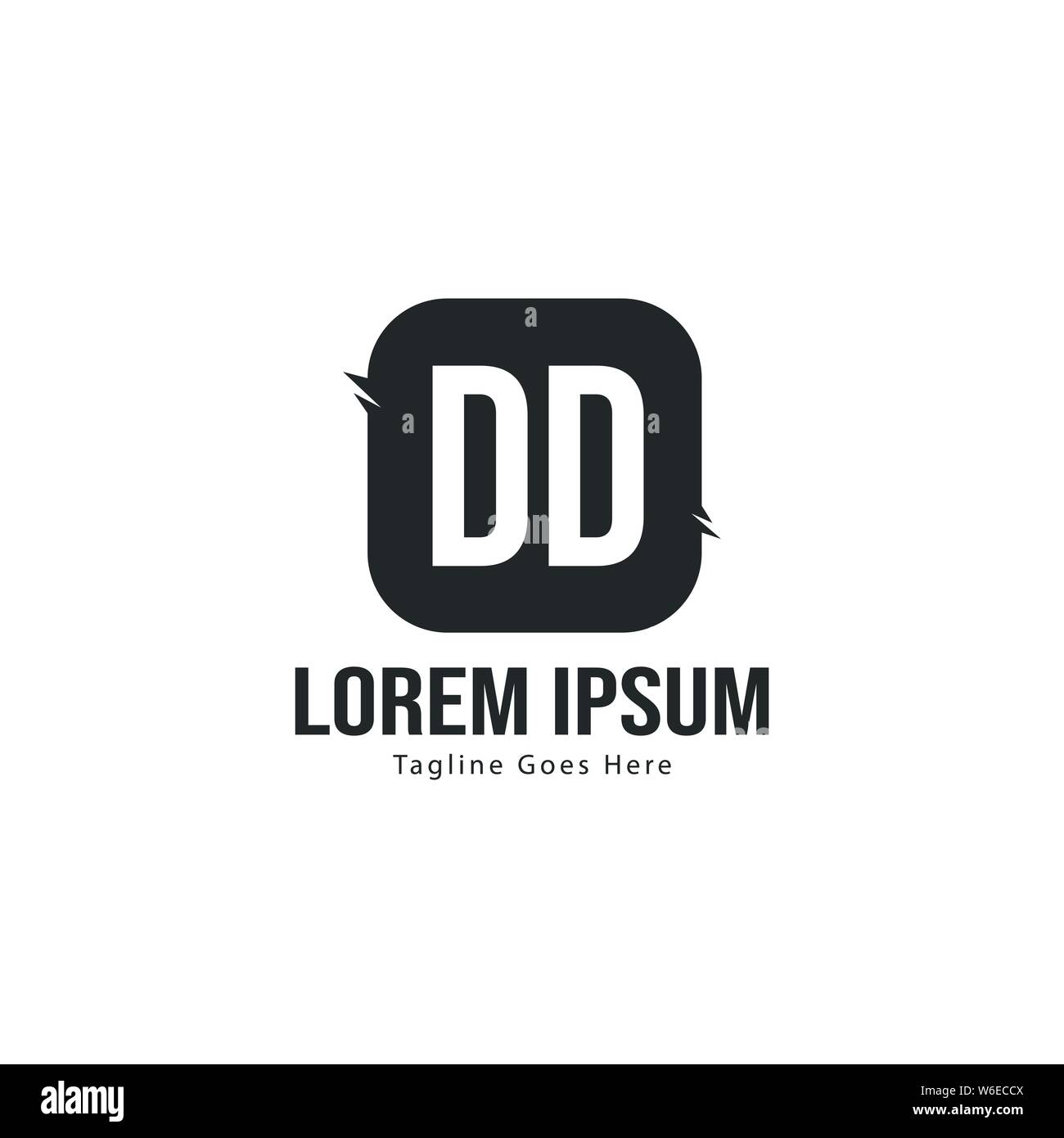 DD Letter Logo Design. Creative Modern DD Letters Icon Illustration ...