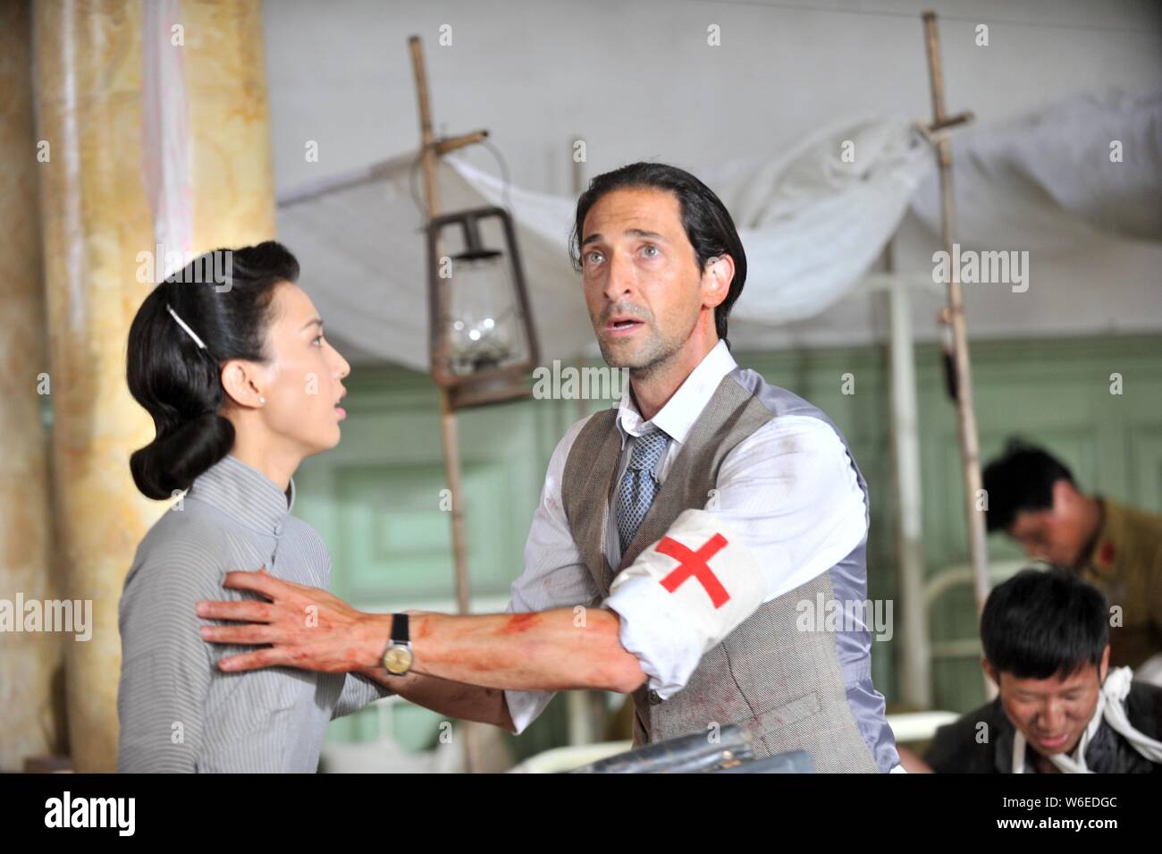 Adrien Brody In Air Strike 2018 Original Title Da Hong Zha Directed By Xiao Feng Credit Origin Films Album Stock Photo Alamy