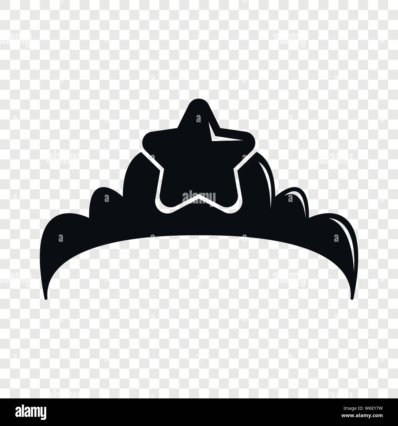 Small princess crown icon, simple black style Stock Vector Image & Art