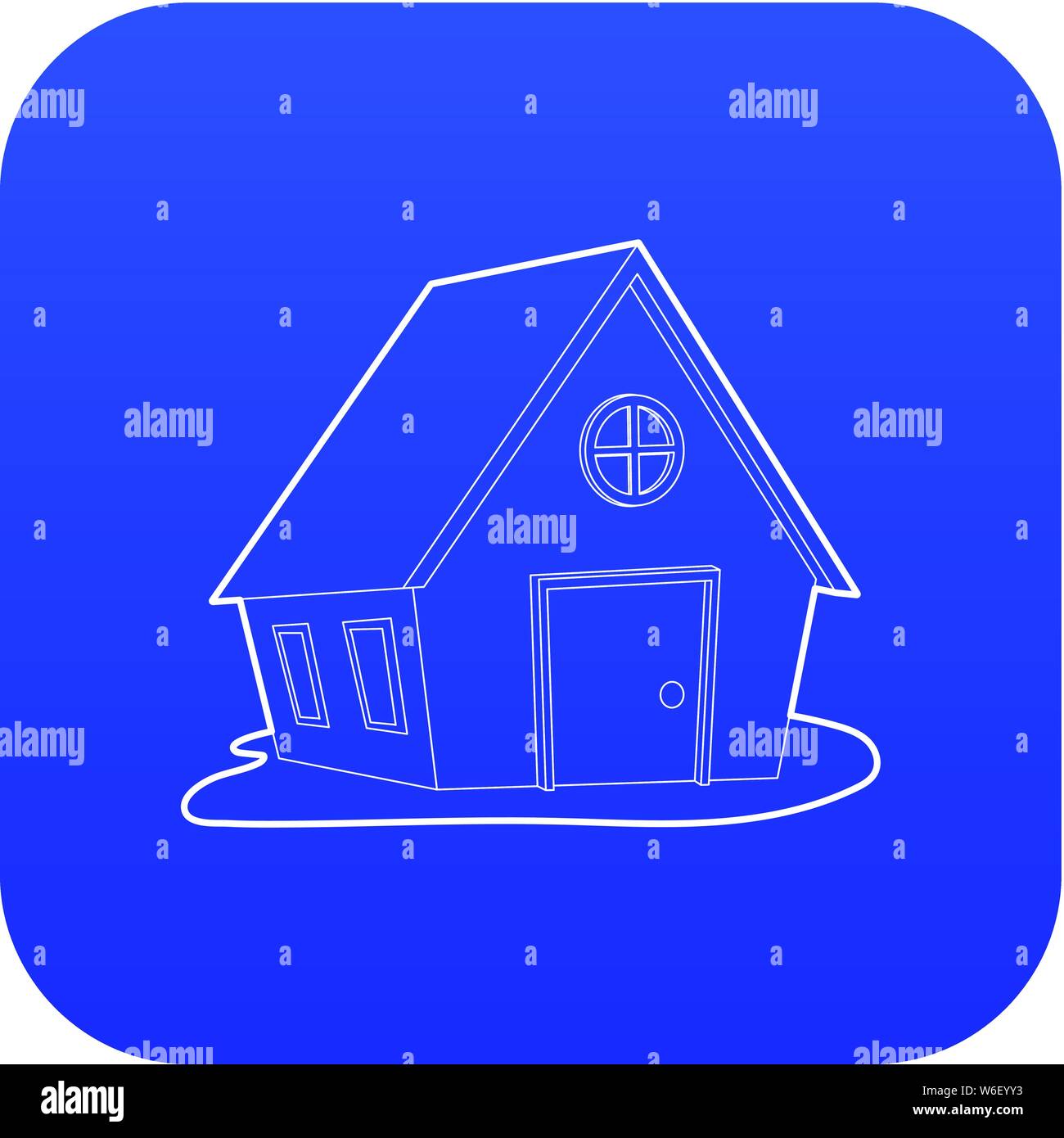 Ranch icon blue vector Stock Vector Image & Art - Alamy