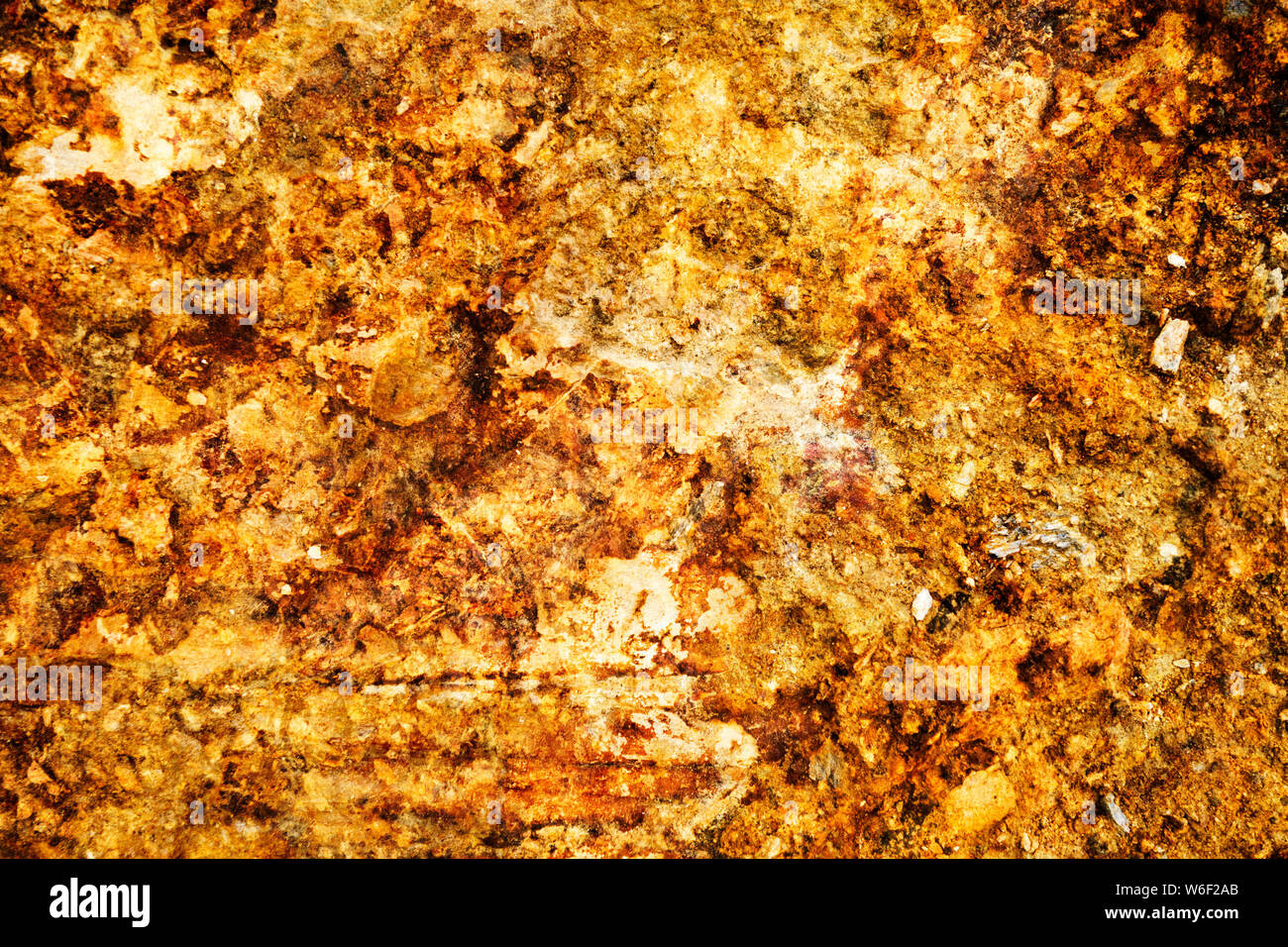 grunge damaged brown wall background Stock Photo