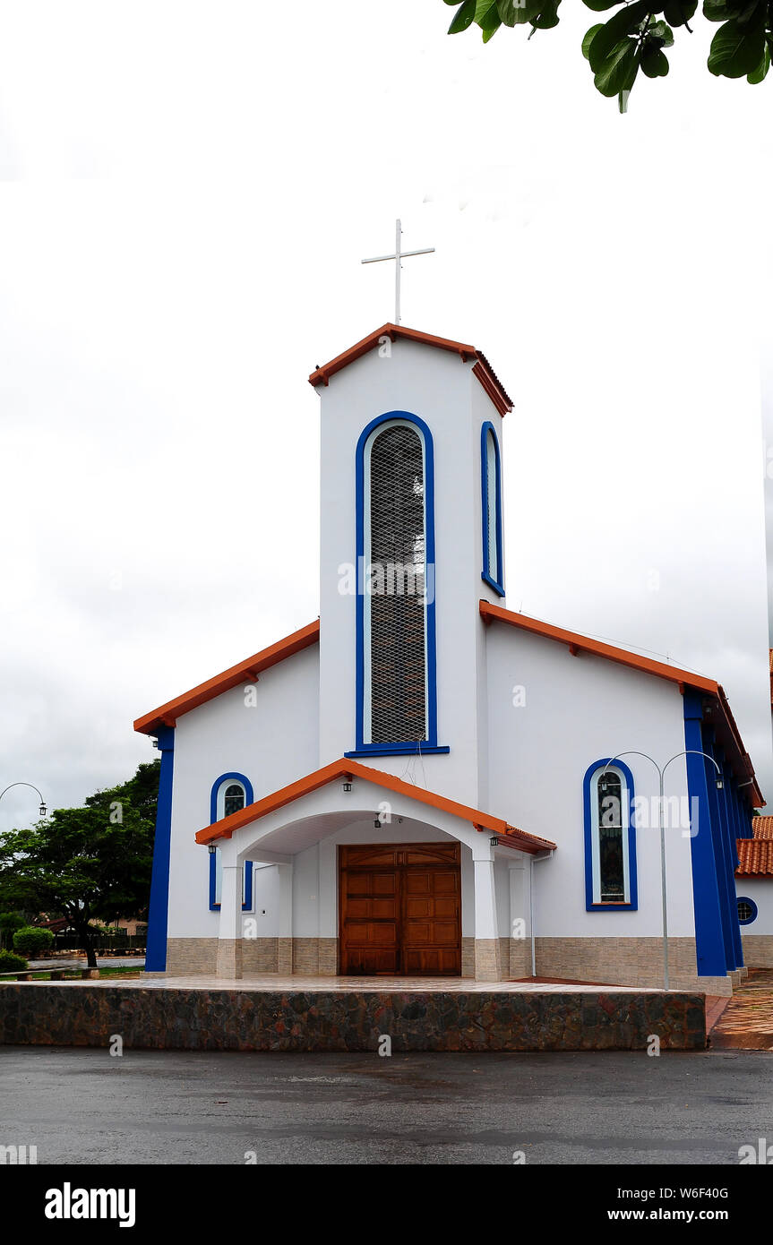 church in the interior of brazil Stock Photo