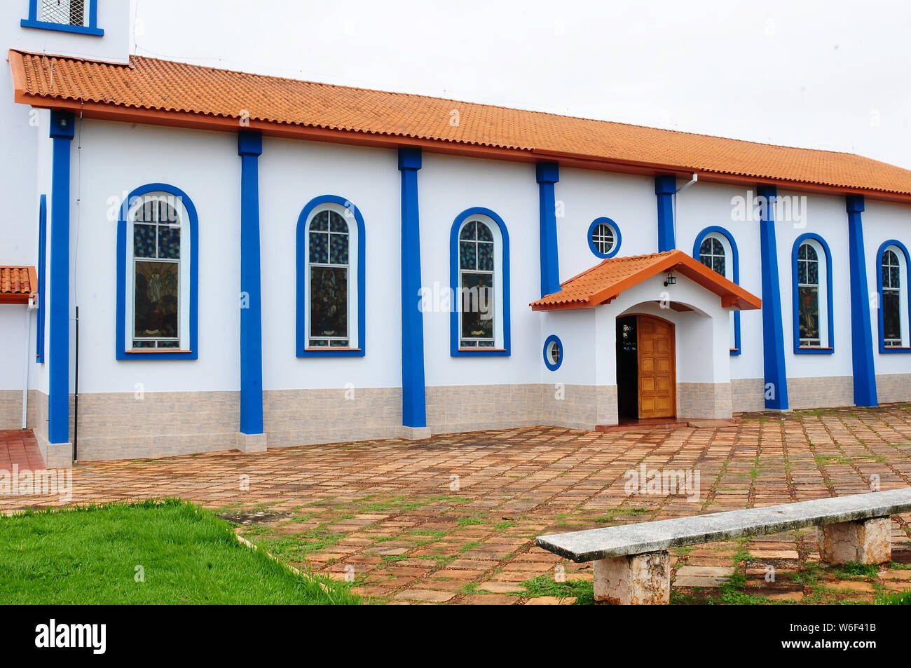 Churches in the interior of Brazil Stock Photo
