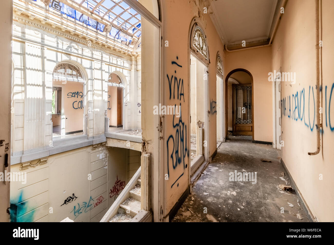 Abandoned places around the world Stock Photo