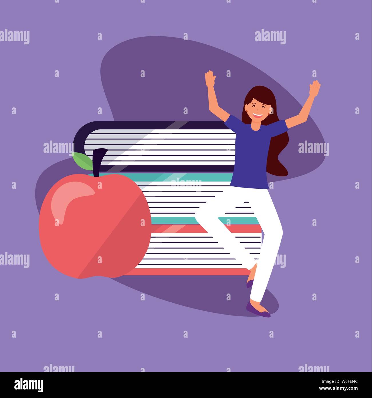 Back to school vector design Stock Vector Image & Art - Alamy