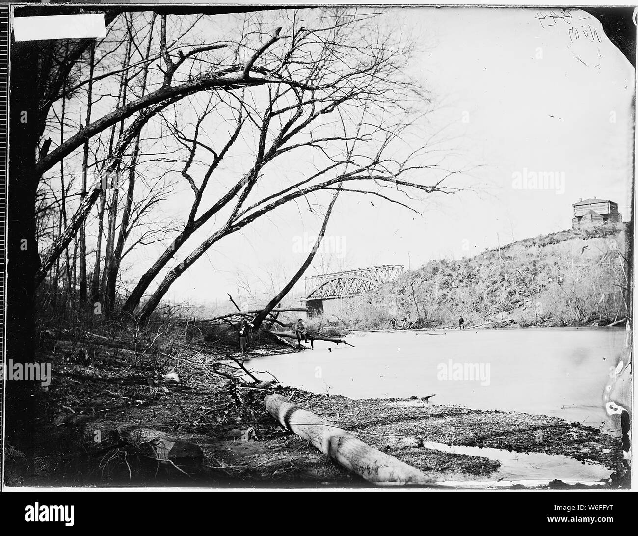 Bridge and Block House Stock Photo Alamy