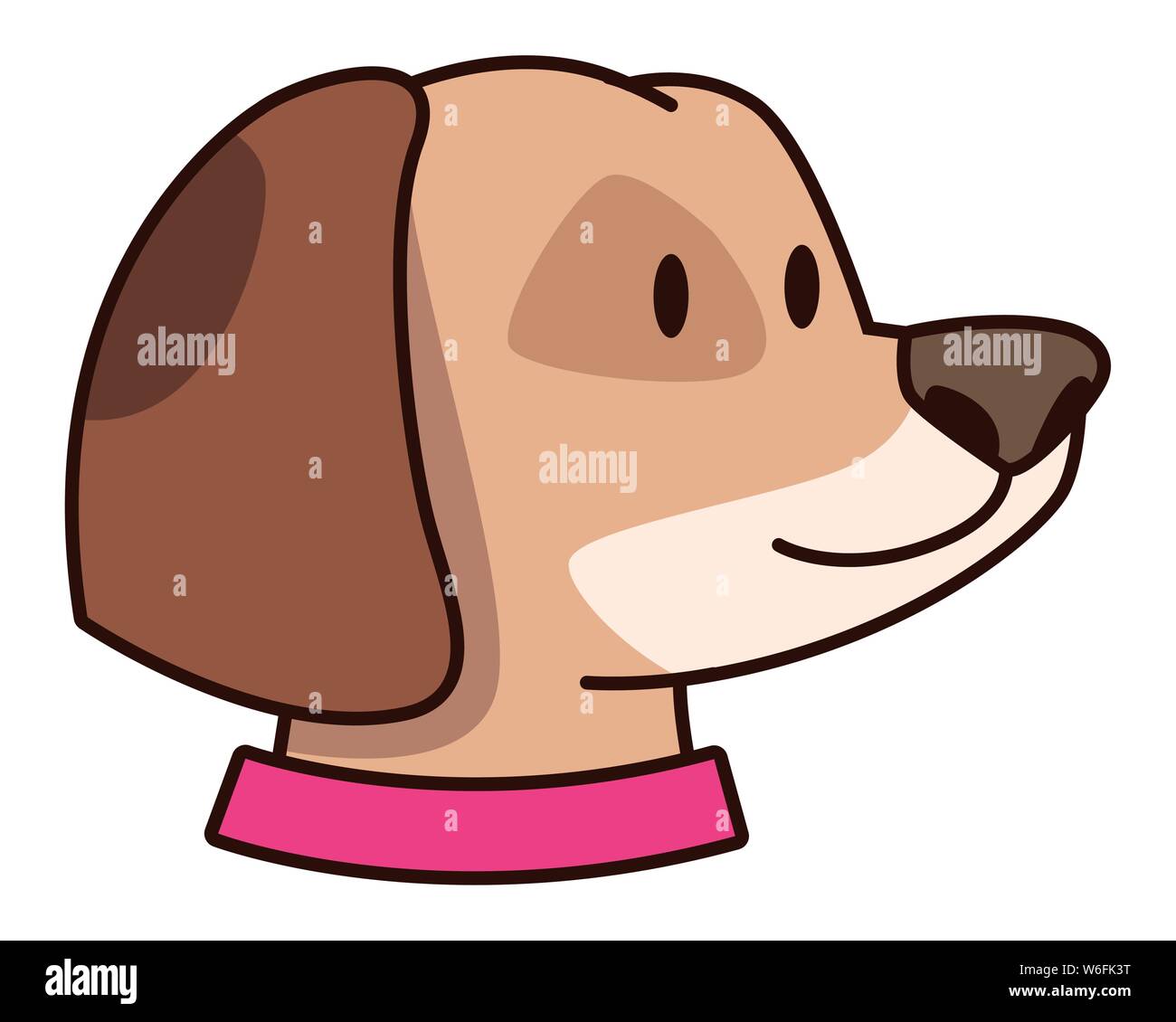 Cute dog puppy pet cartoon Stock Vector Image & Art - Alamy