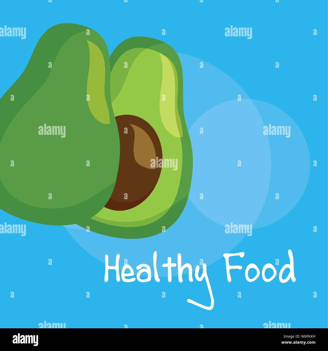Healthy and organic food vector design Stock Vector Image & Art - Alamy