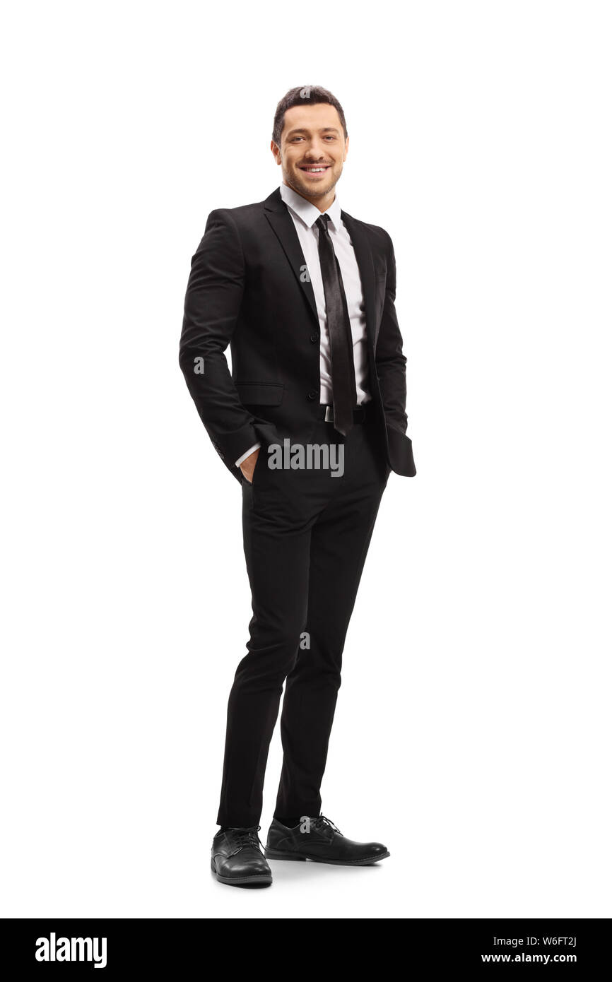 Black man suit full length hi-res stock photography and images - Alamy