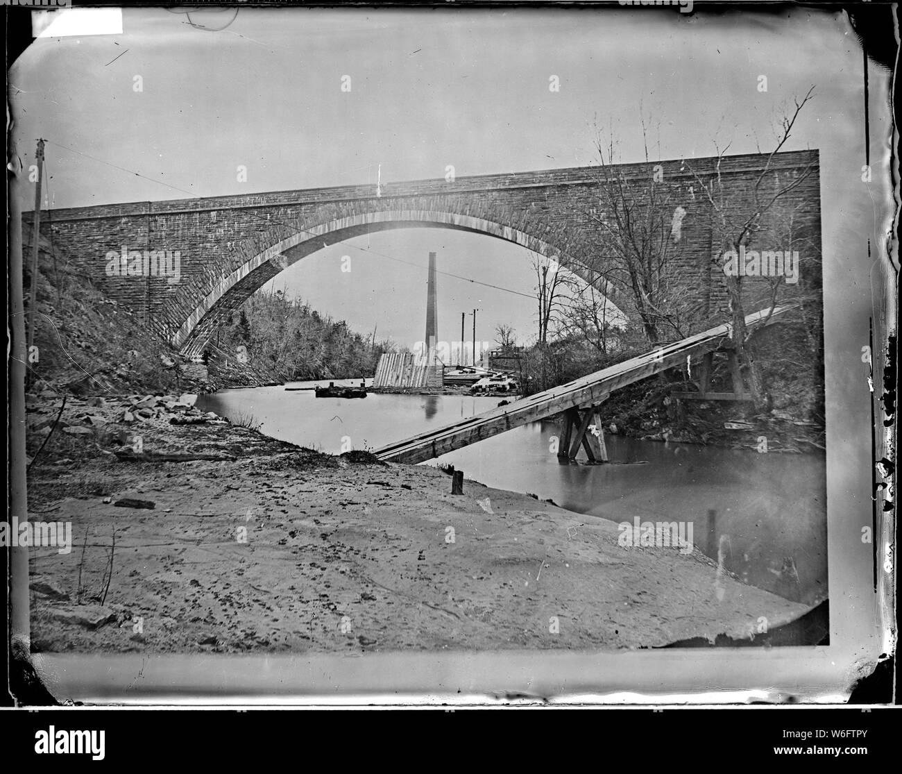 Cabin John Bridge, Md (a.k.a. Union Arch Bridge Stock Photo Alamy