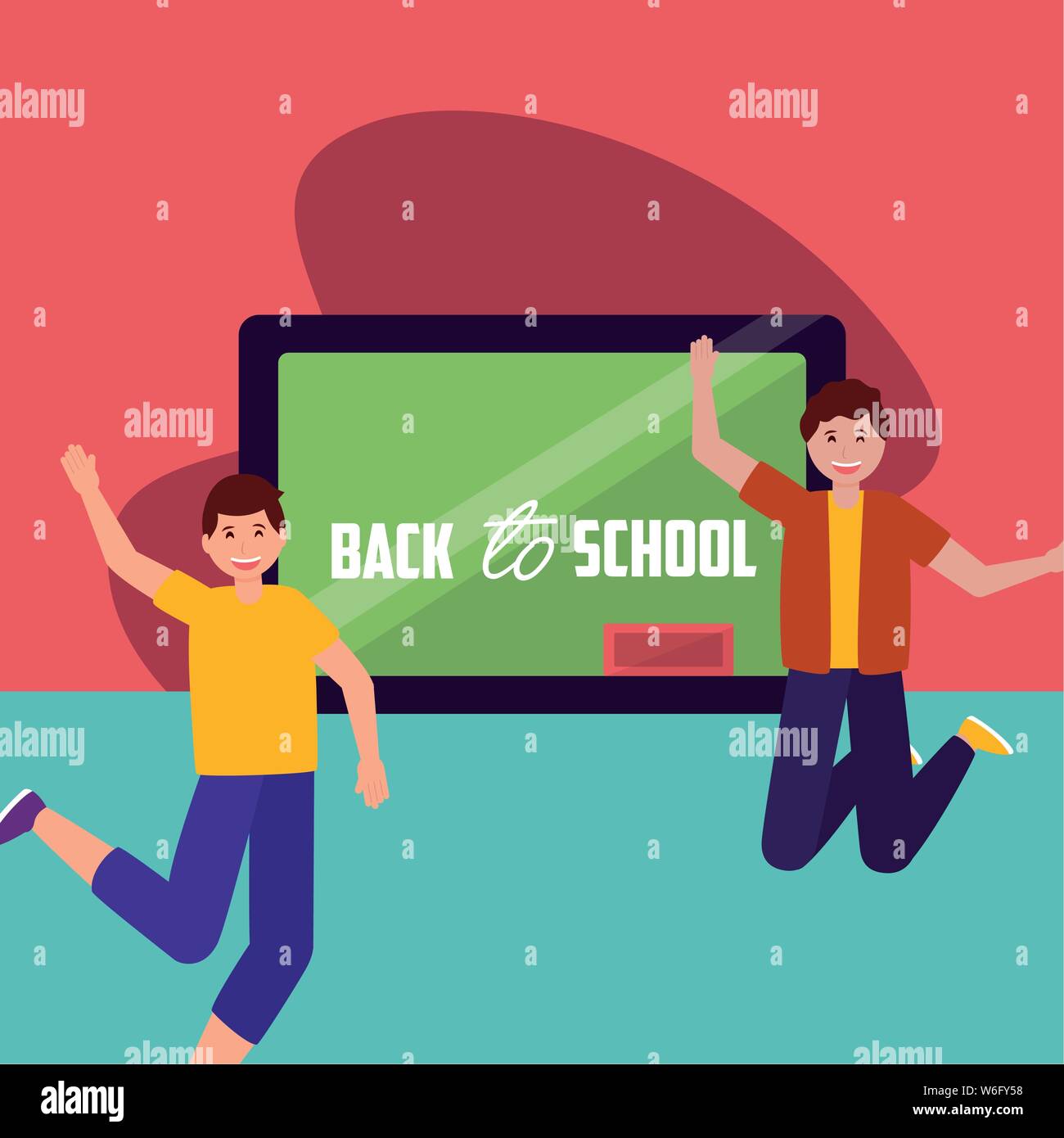 Back to school vector design Stock Vector Image & Art - Alamy