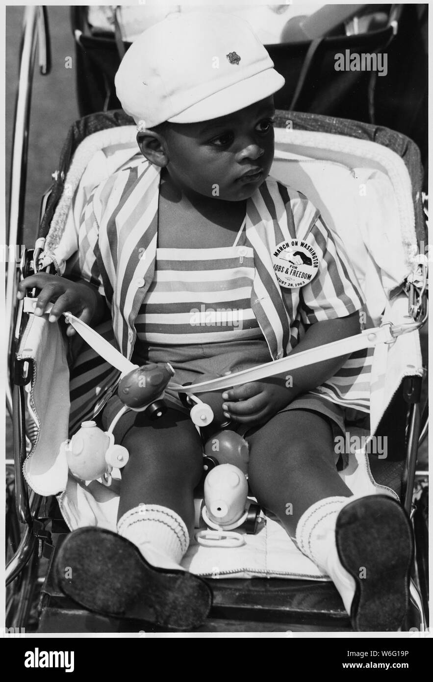 Civil Rights March on Washington, D.C. [Young child in a stroller ...