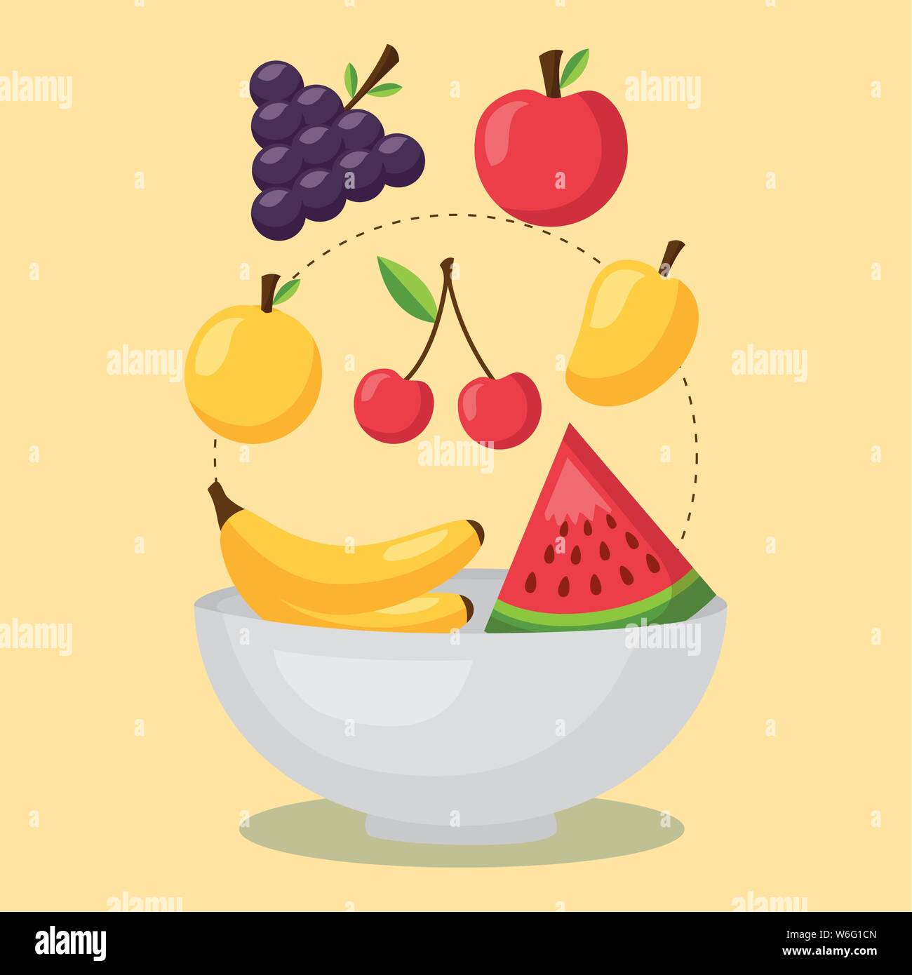 Healthy and organic food vector design Stock Vector Image & Art - Alamy
