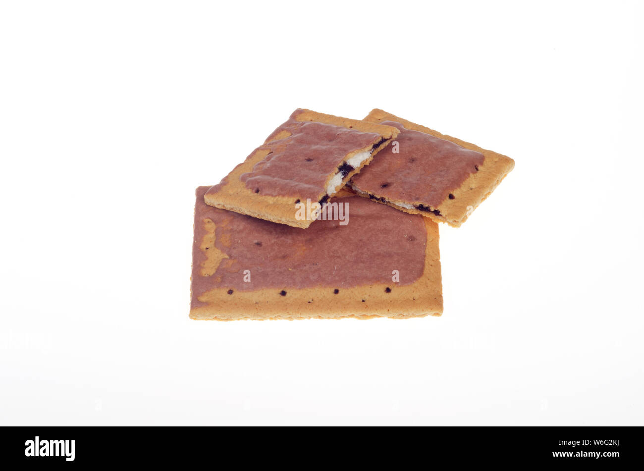 Kellogg’s chocolate frosted S’mores Pop-Tarts toaster pastries Stock Photo