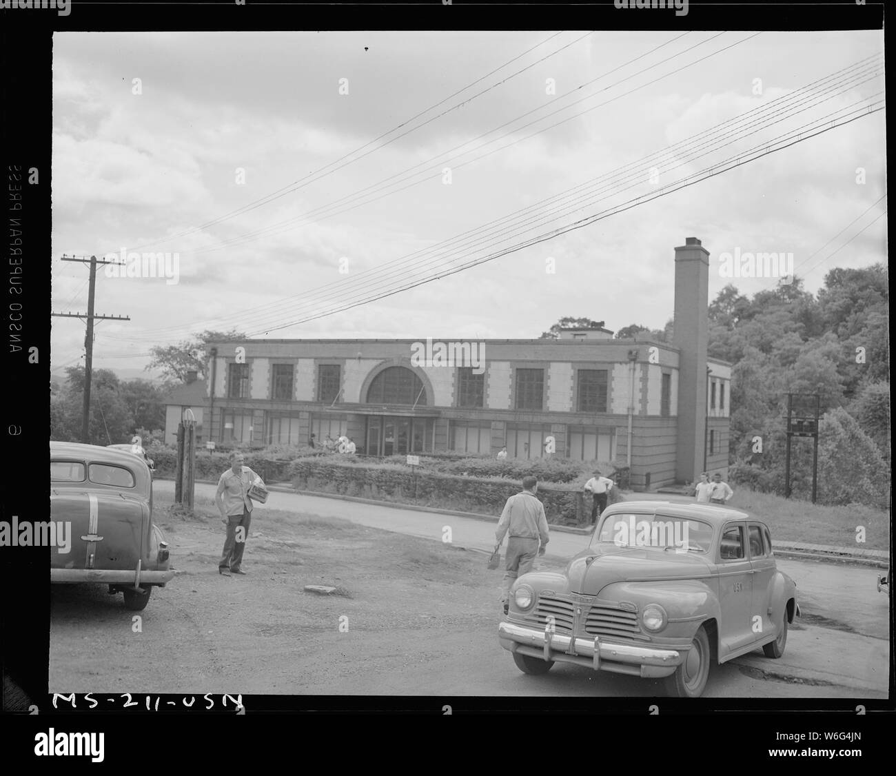 Commercial dance hall frequented by miners and their families. Grant Town, West Virginia Stock