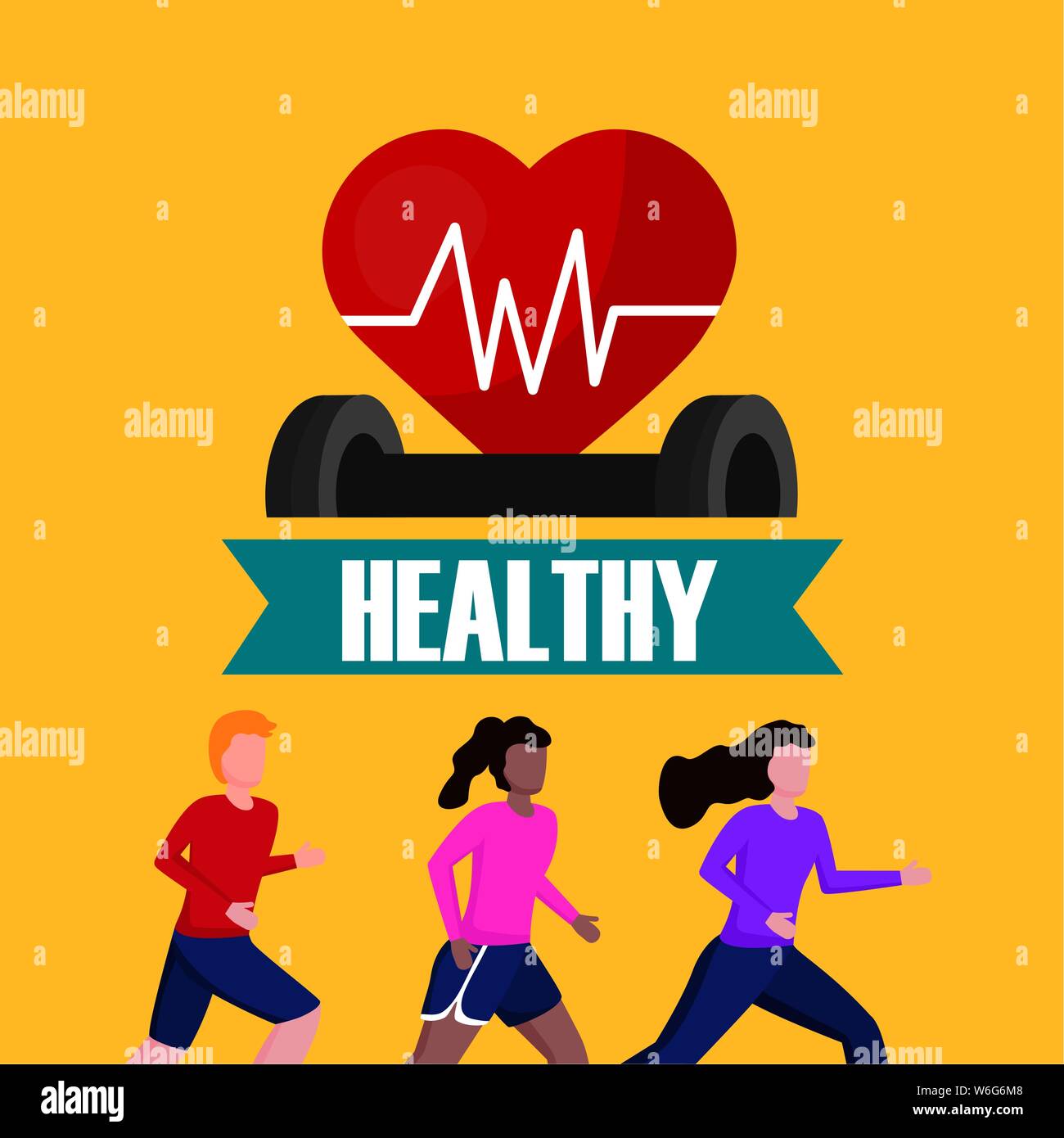 People healthy lifestyle vector design Stock Vector Image & Art - Alamy