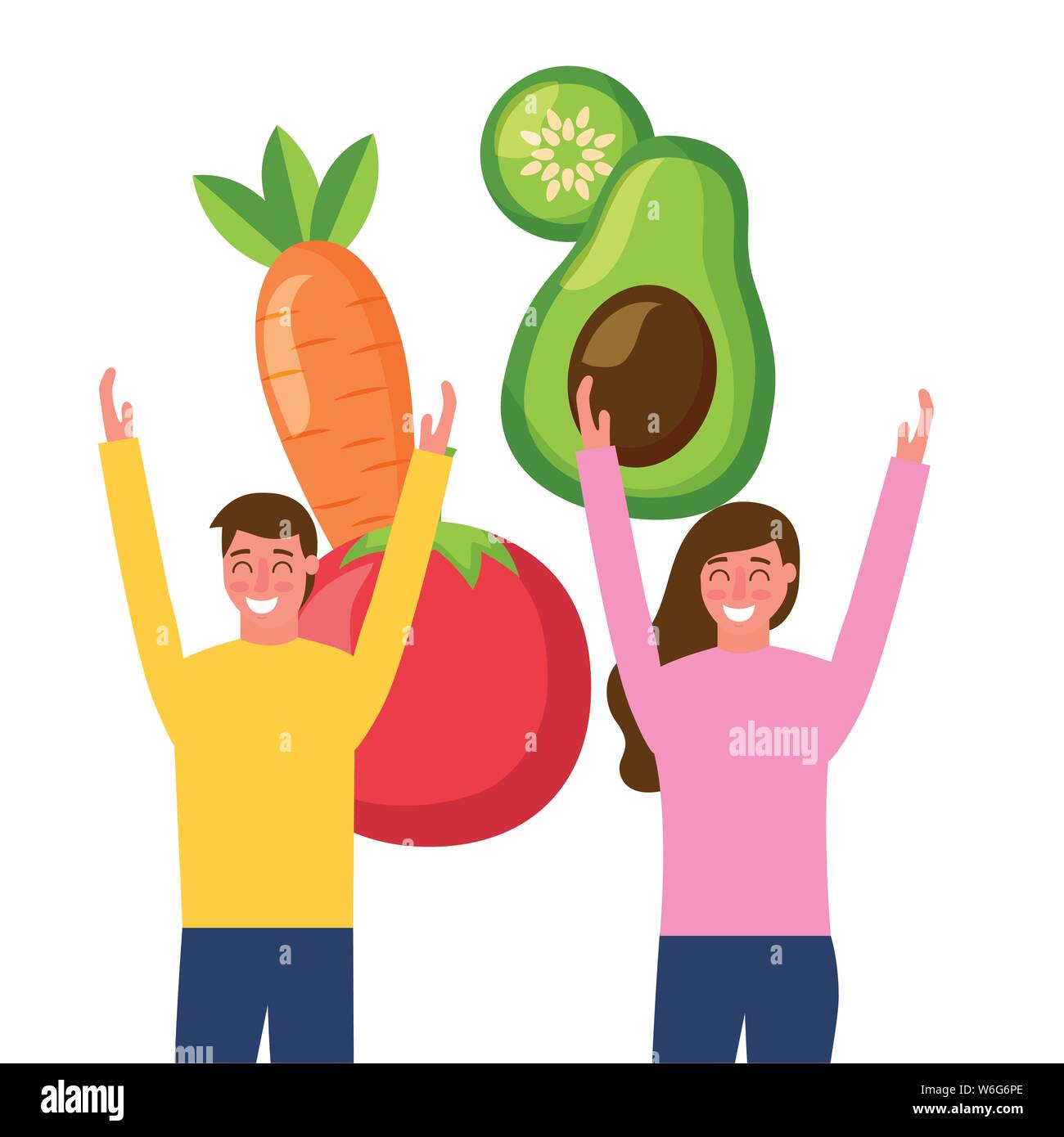 Healthy and organic food vector design Stock Vector Image & Art - Alamy