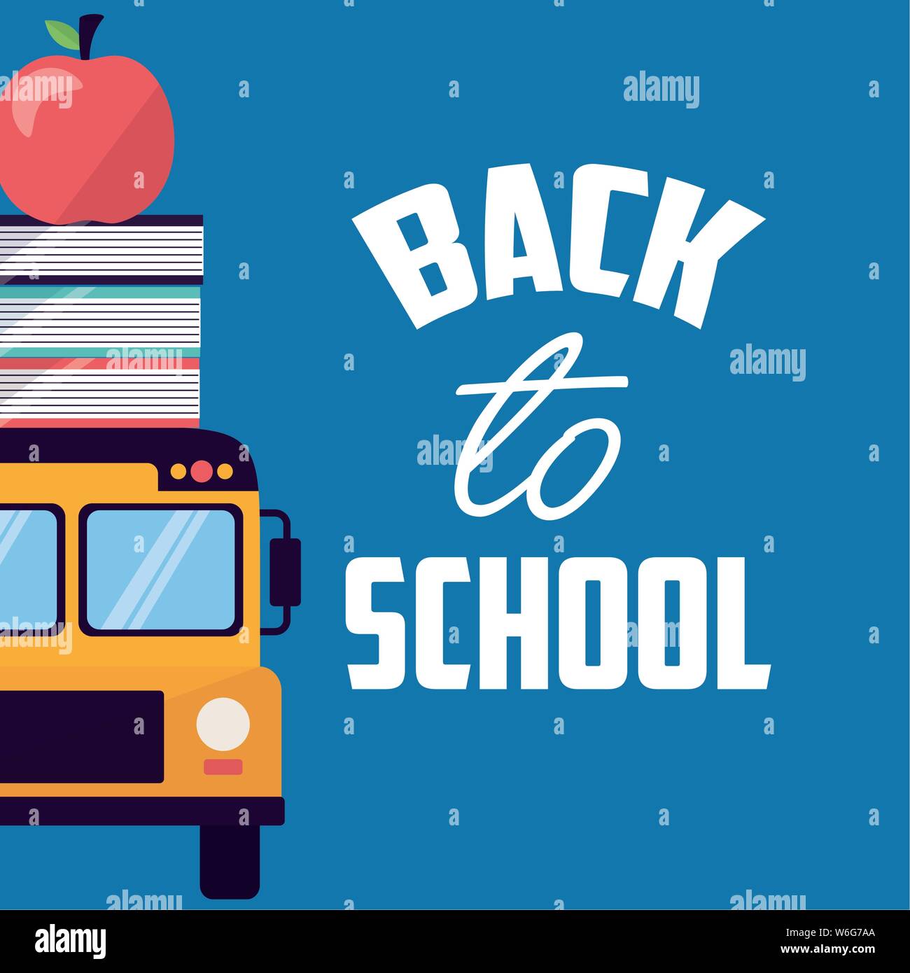 Back to school vector design Stock Vector Image & Art - Alamy