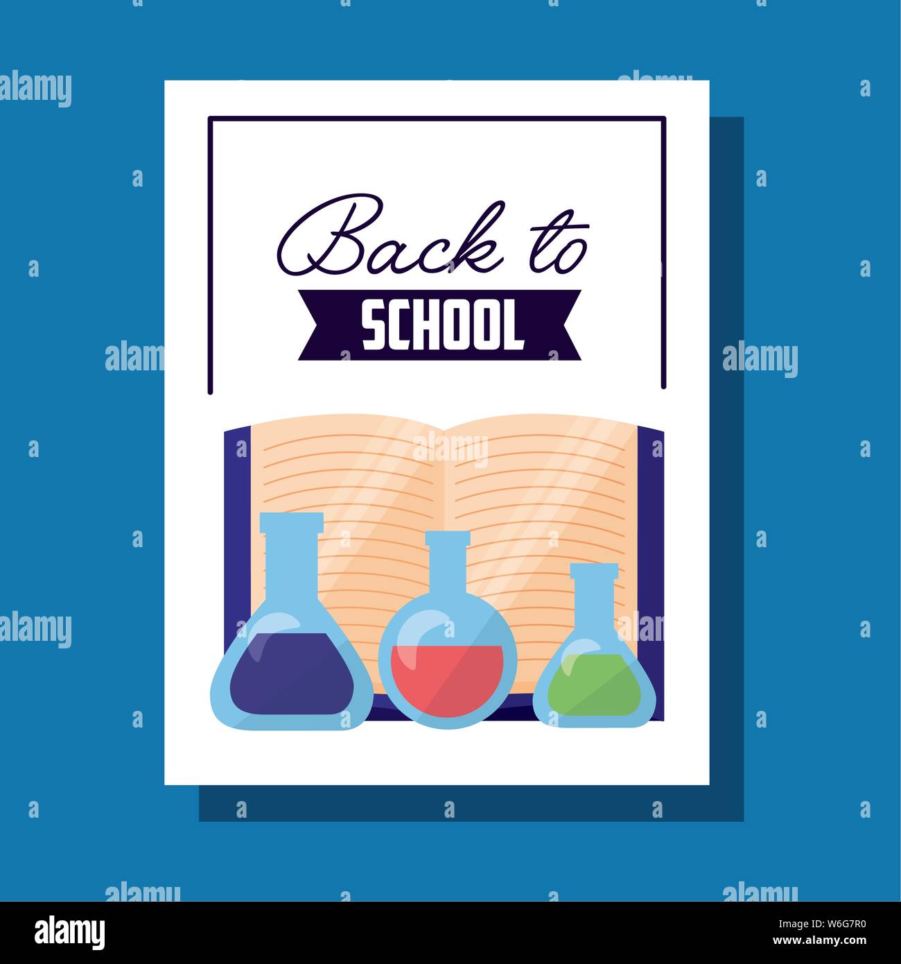 Back to school vector design Stock Vector Image & Art - Alamy