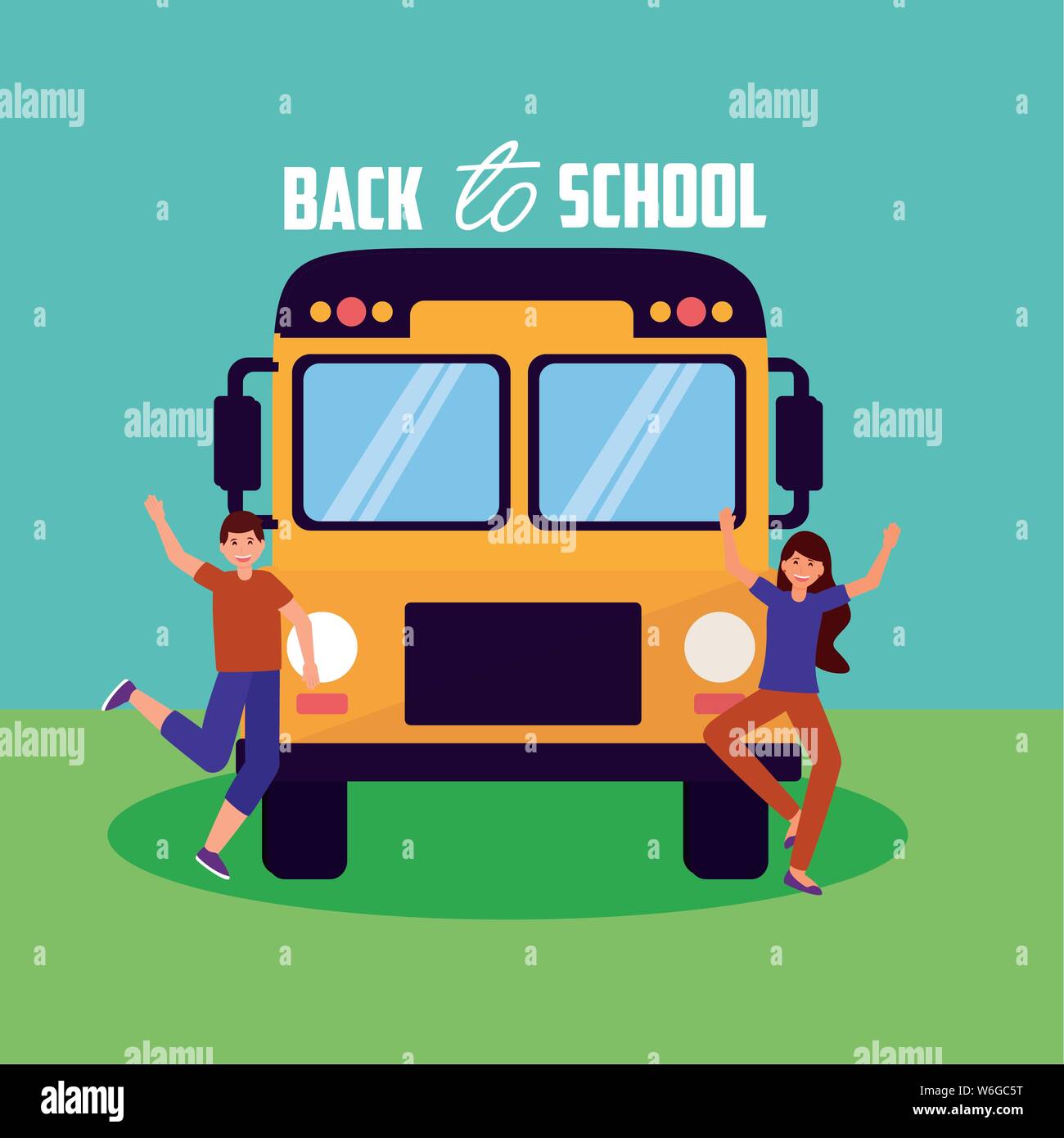 Back to school vector design Stock Vector Image & Art - Alamy