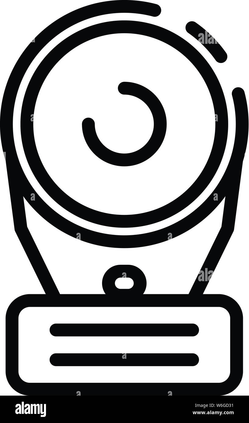 Webcam icon, outline style Stock Vector Image & Art - Alamy