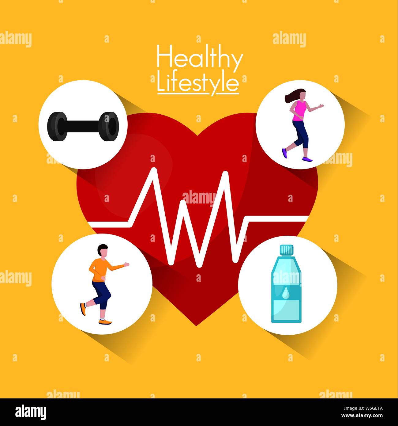 People healthy lifestyle vector design Stock Vector Image & Art - Alamy
