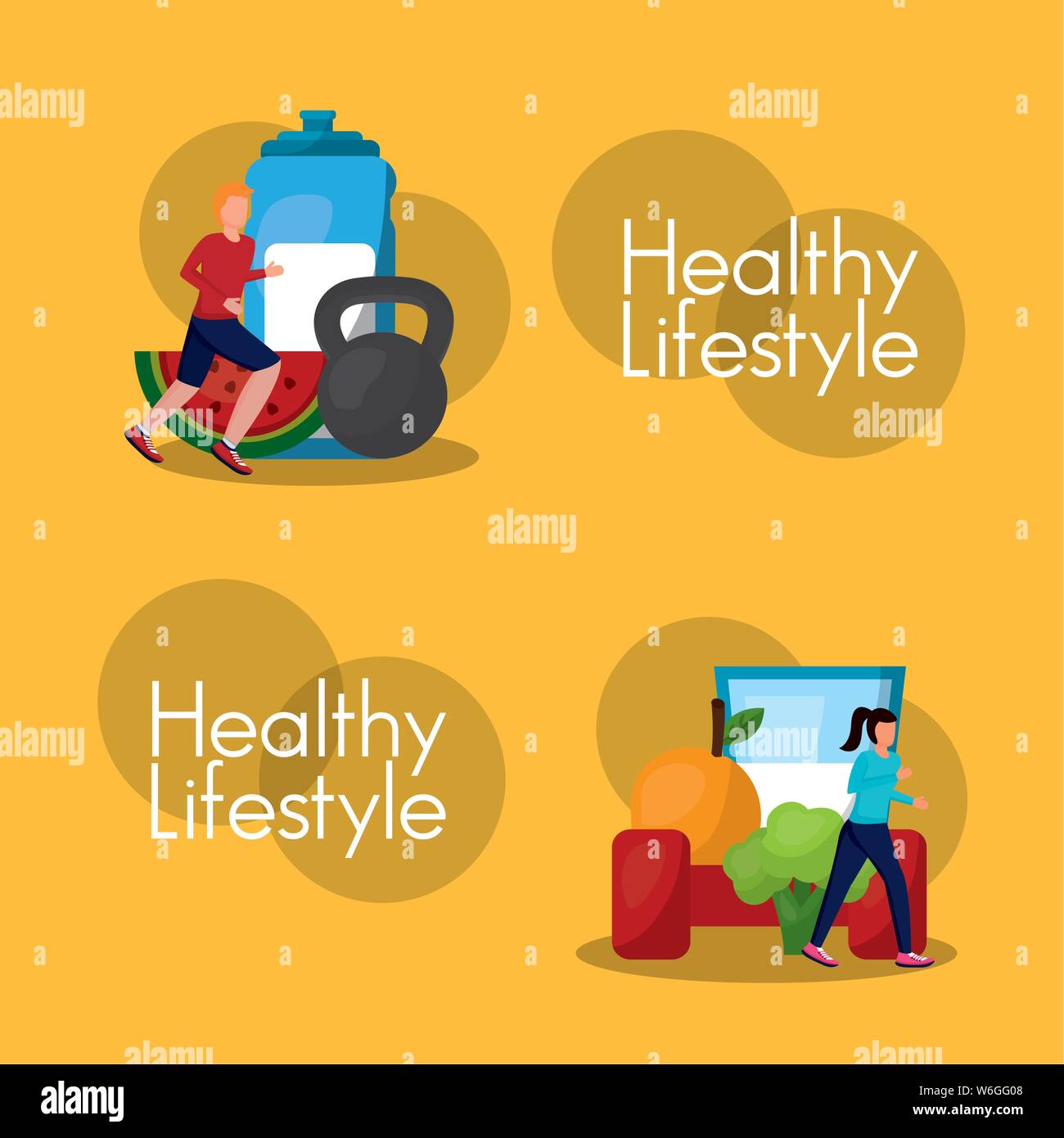 People healthy lifestyle vector design Stock Vector Image & Art - Alamy