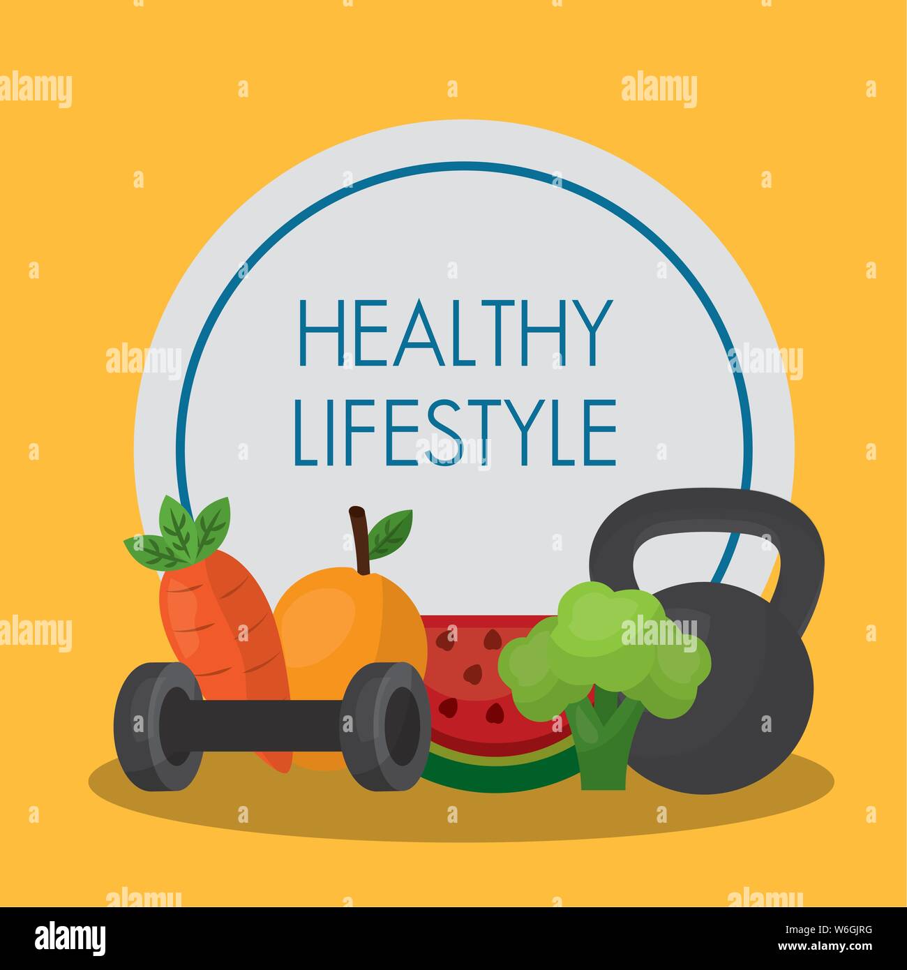 Healthy lifestyle vector design Stock Vector Image & Art - Alamy