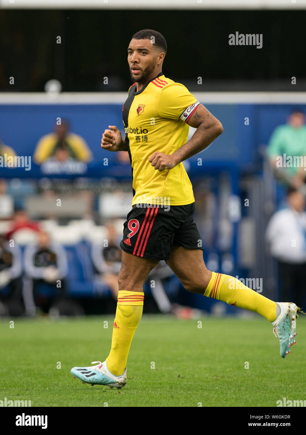 Troy Deeney of Watford during the pre season friendly match between QPR & Watford at Loftus Road Stadium, London, England on 27 July 2019. Photo by An Stock Photo