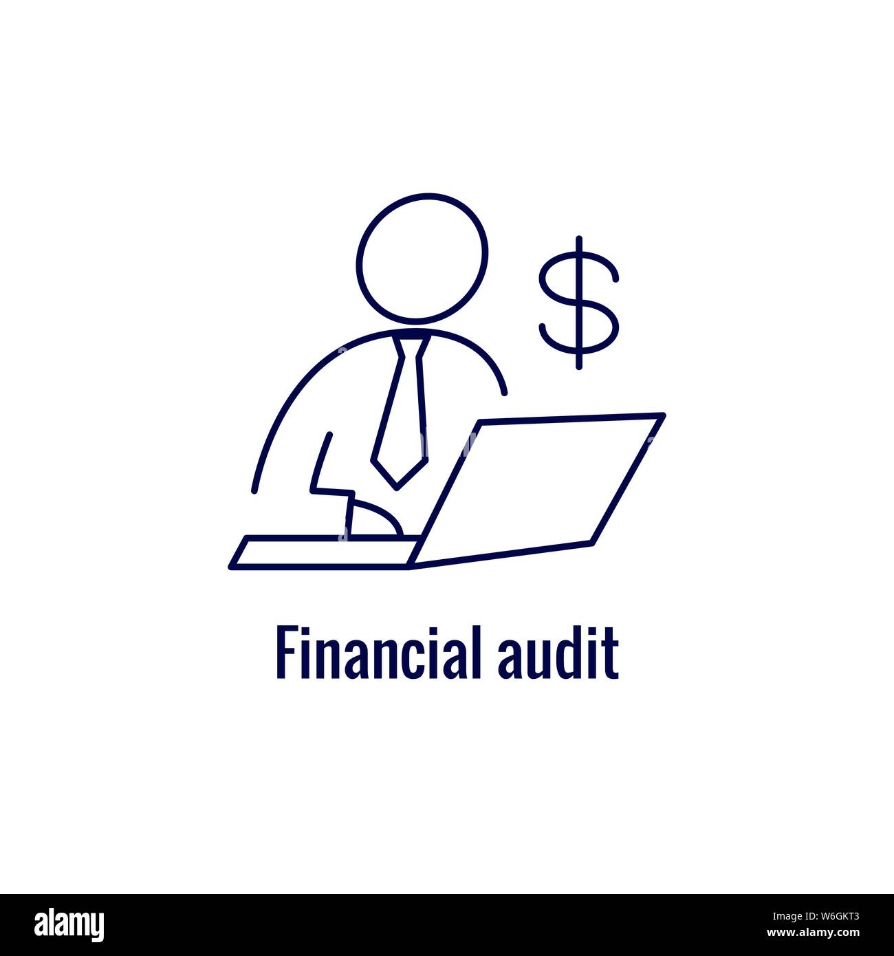 Accountant or Accounting Icon Set w money, accounting and similar ...