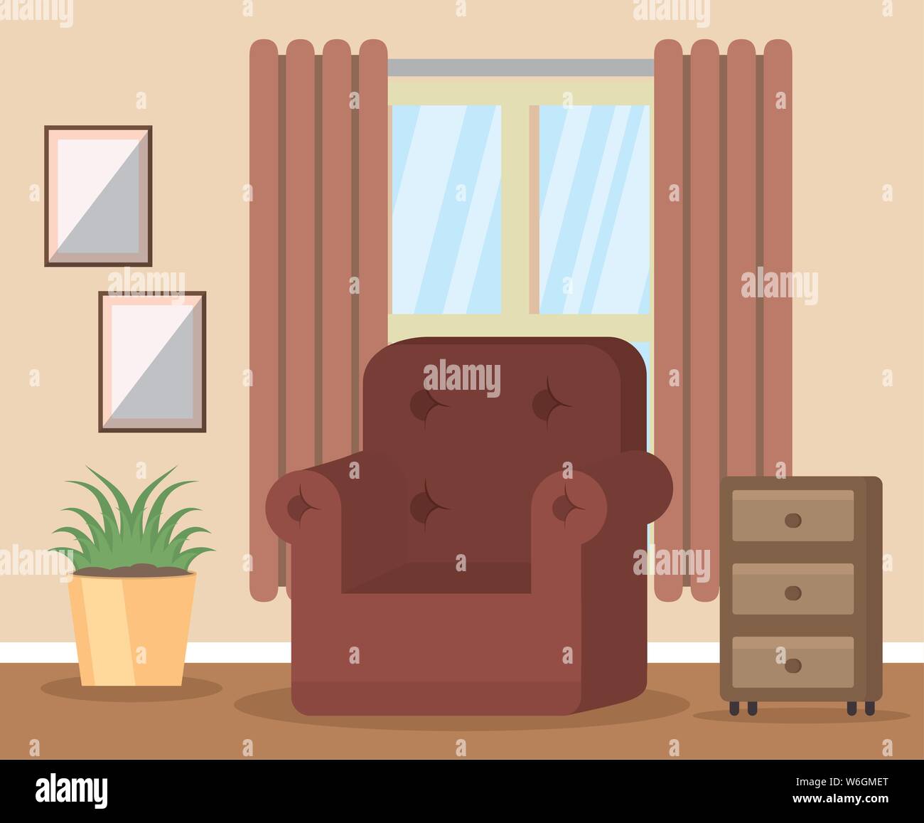 living room flat image design Stock Vector Image & Art - Alamy