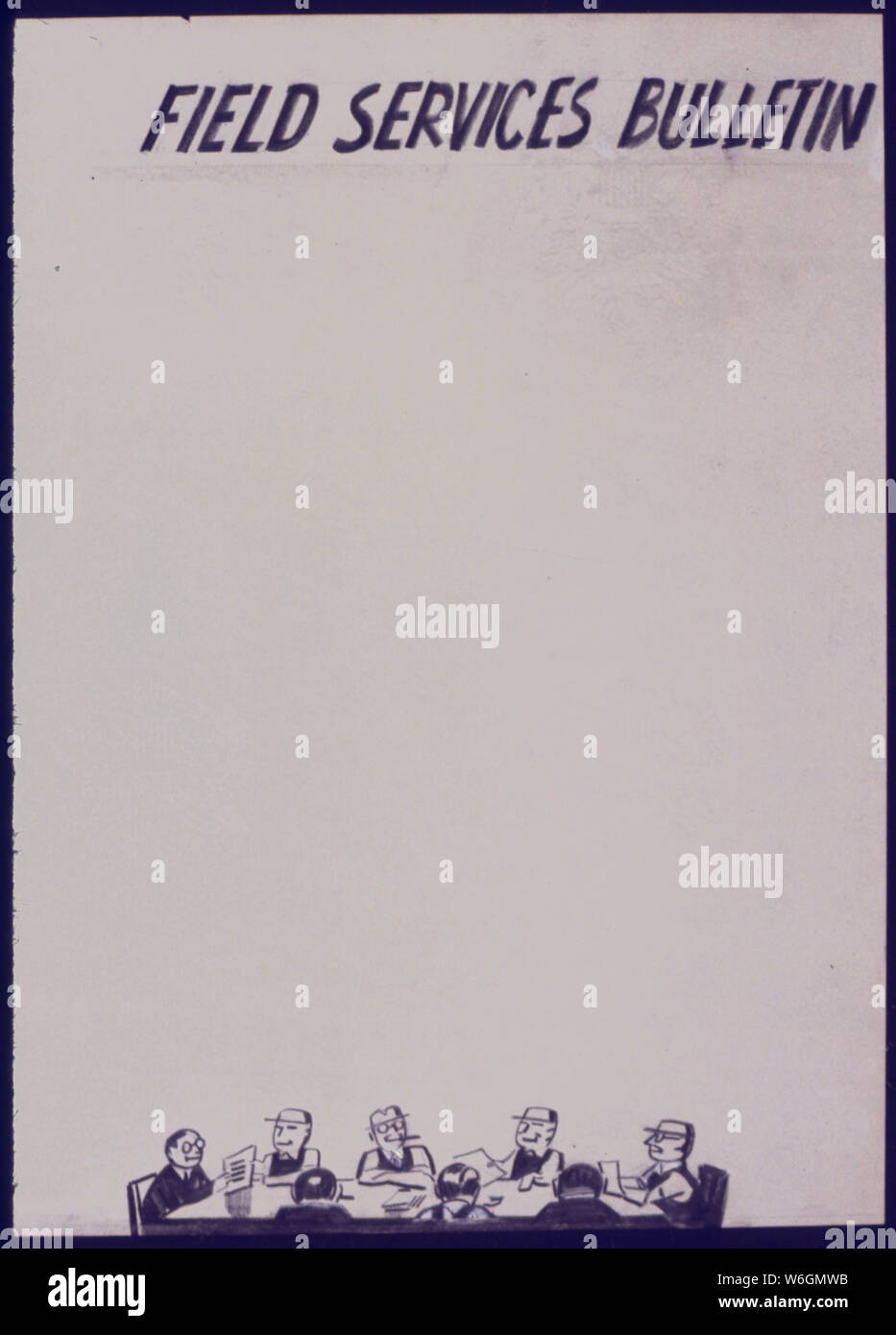 Field Services Bulletin Stock Photo Alamy