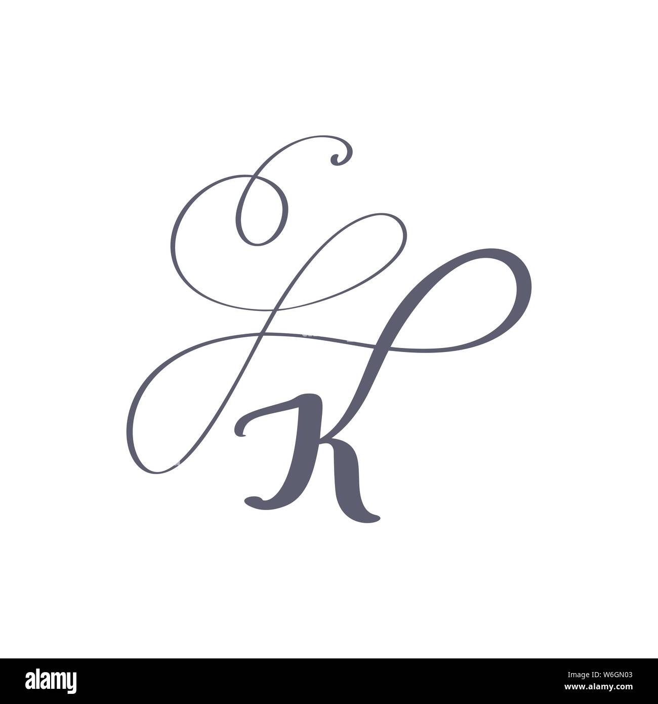 Letter k tattoo hires stock photography and images  Alamy