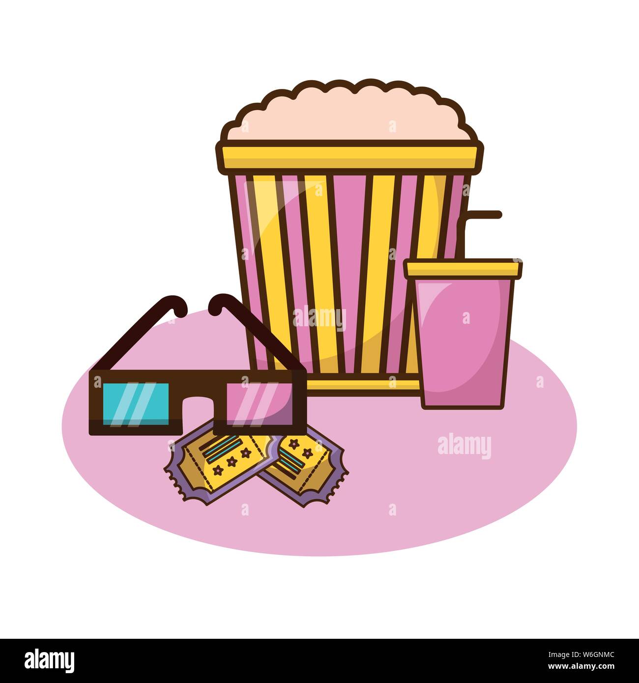 Isolated cinema icon set design Stock Vector Image & Art - Alamy